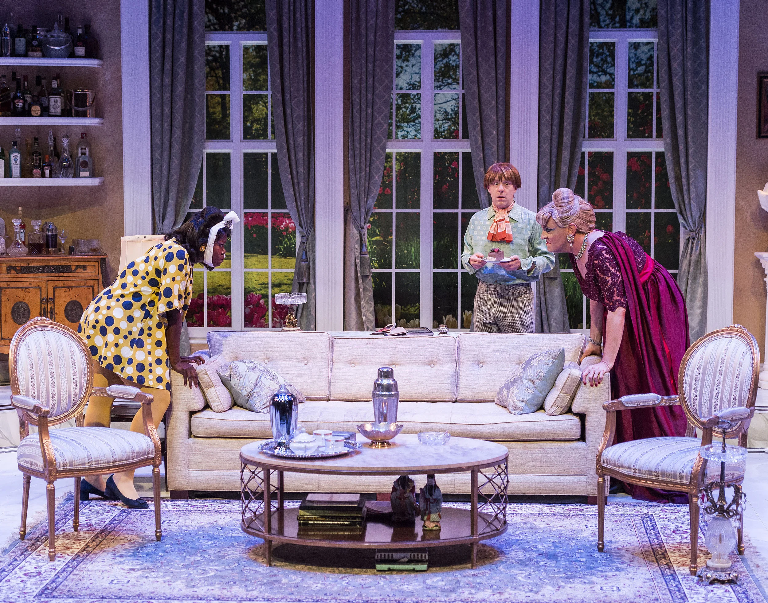 Julanne Chidi Hill, Tom DeTrinis and Drew Droege. Photo by Craig Schwartz.