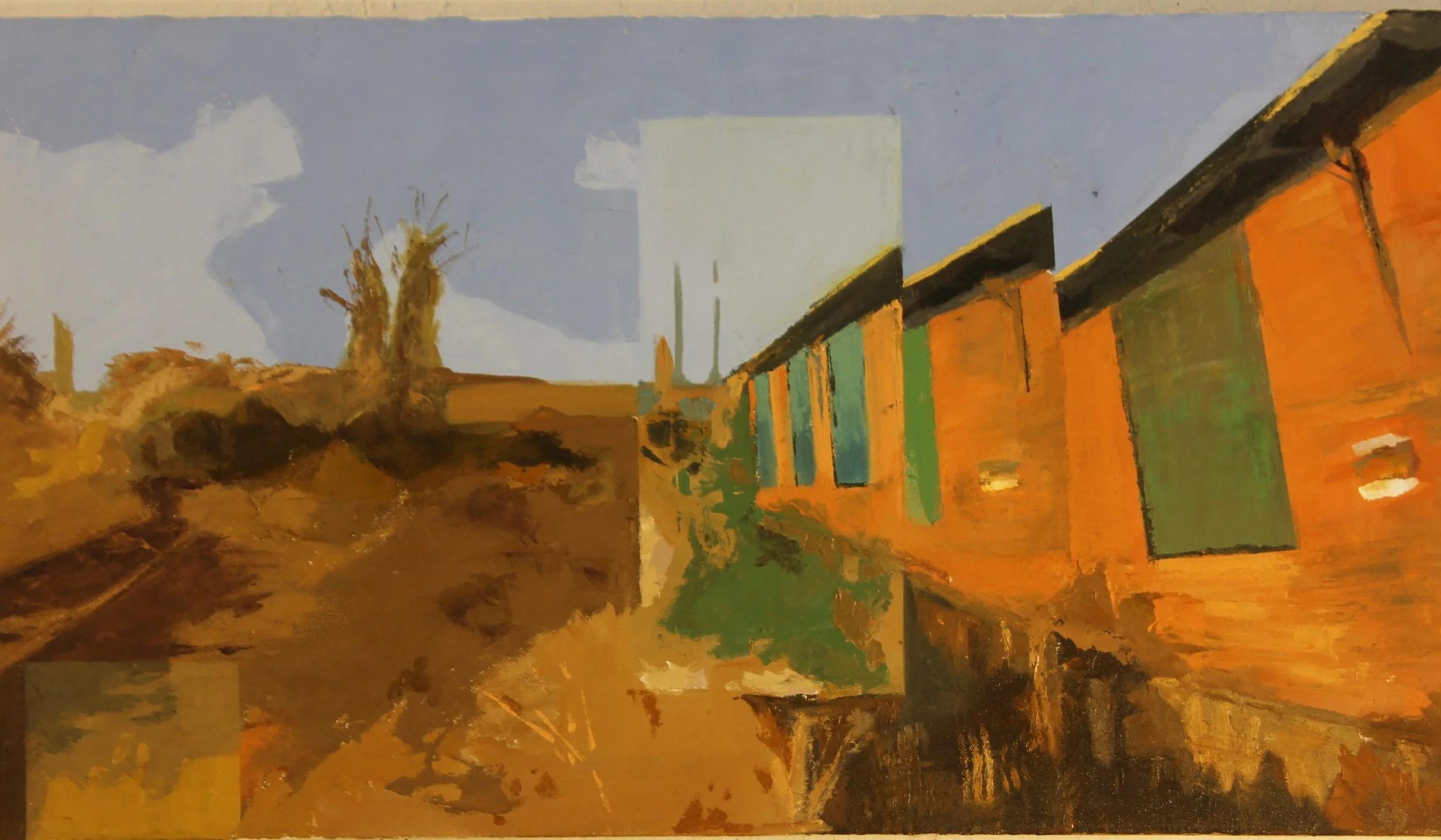This piece, titled Paper Plains , will be in the student exhibition. 