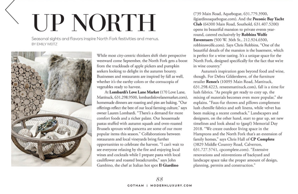 Gotham Magazine: Up North