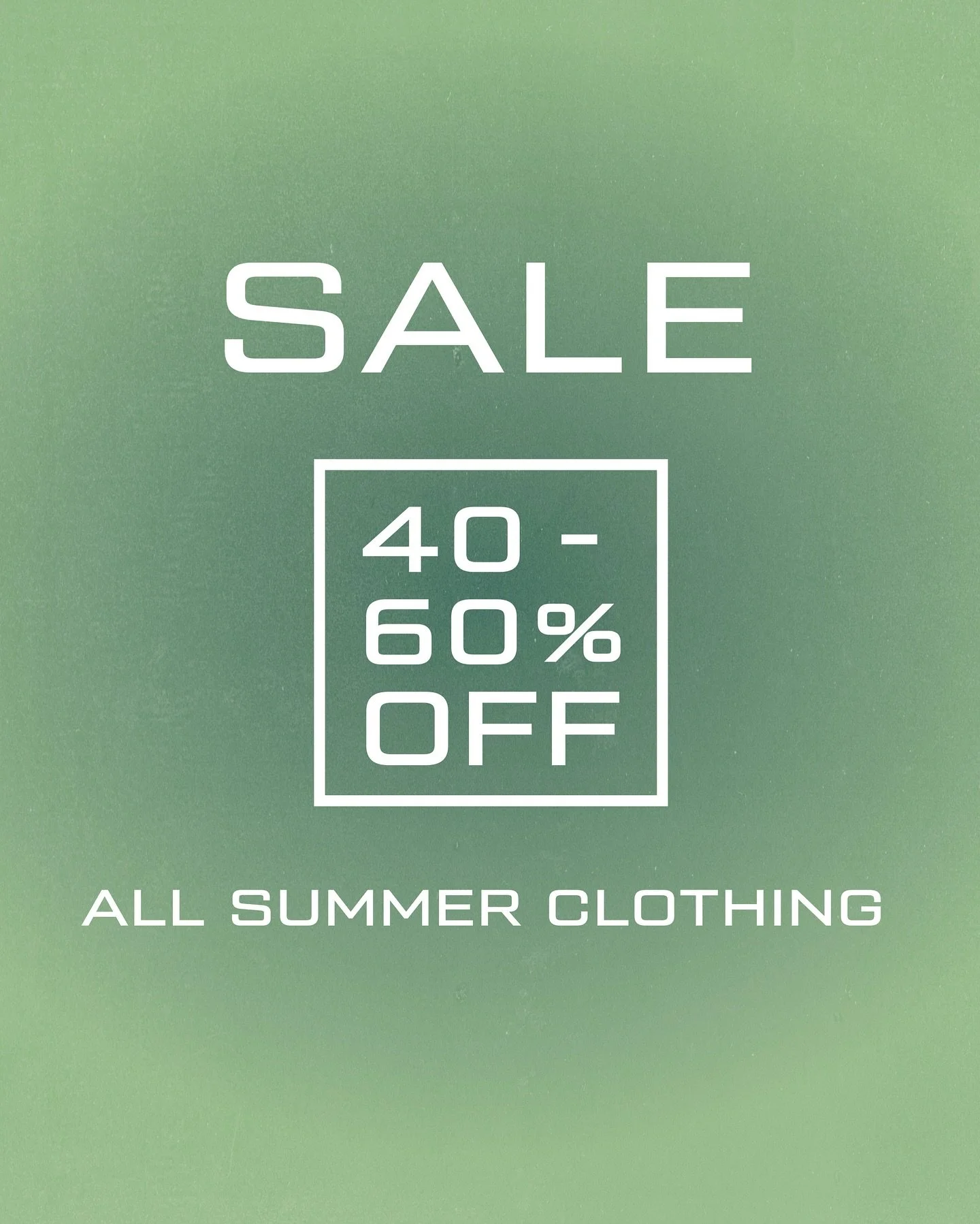 Enjoy 40-60% off Summer merchandise 🏷️ Stop by to shop sale + new Fall styles landing each day!