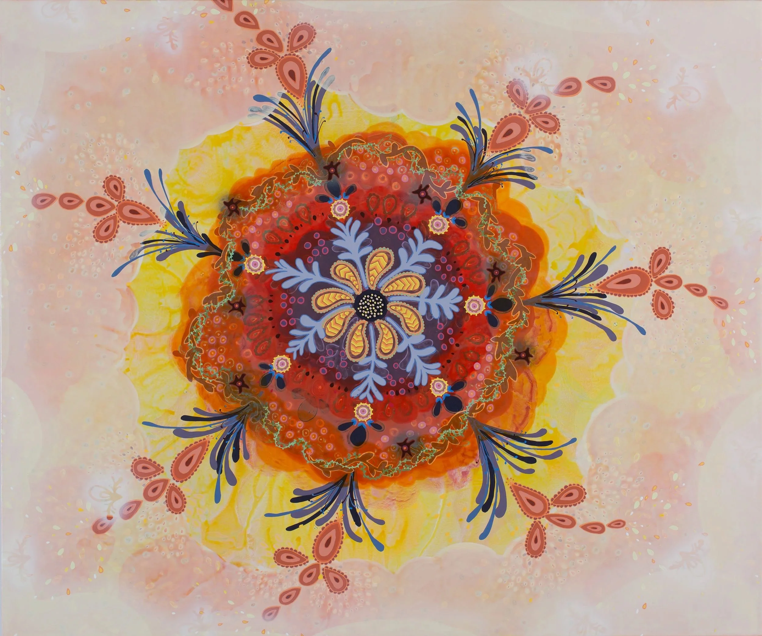 Diffuse Revelry  -  42"x50"  -  2017