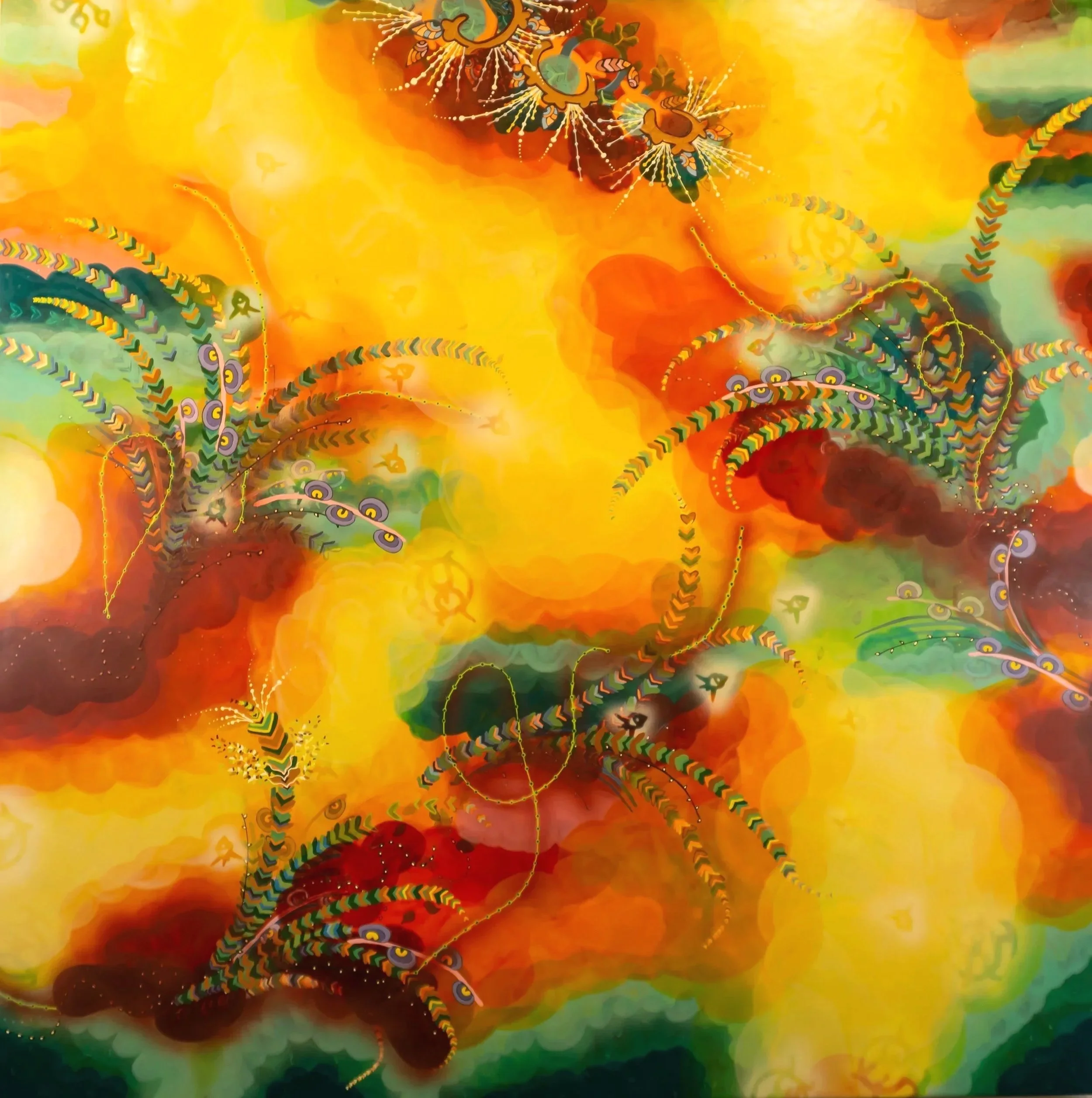 Intertwined Harmony - 40"x40" - 2025