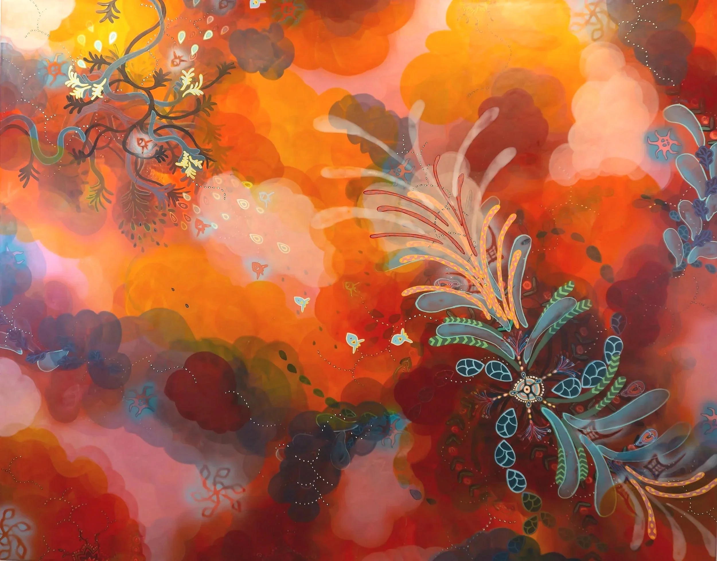 Bruised Passion - 38"x48" - 2024