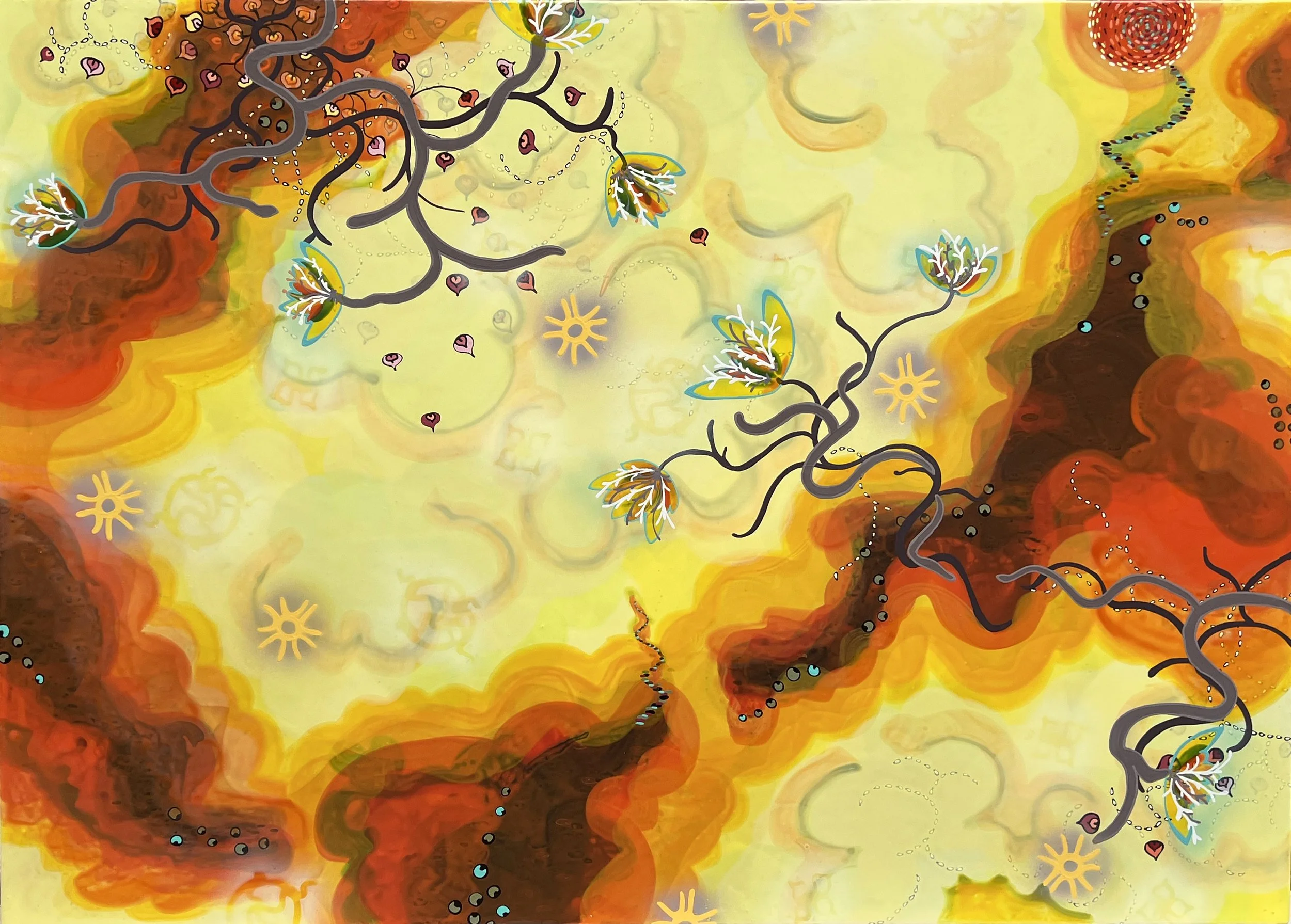Fervent Pathway - 30"x42" - 2022
