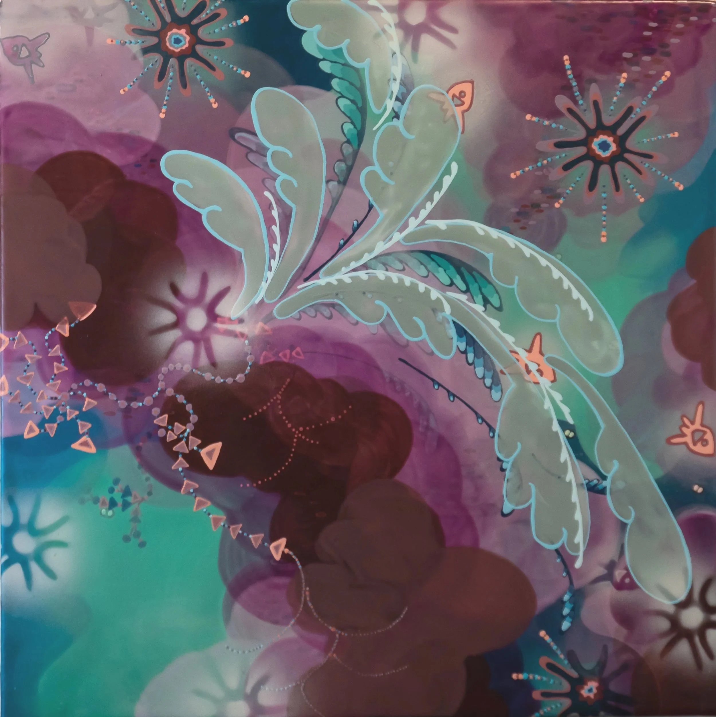 Allay Suffering - 16"x16" - 2025