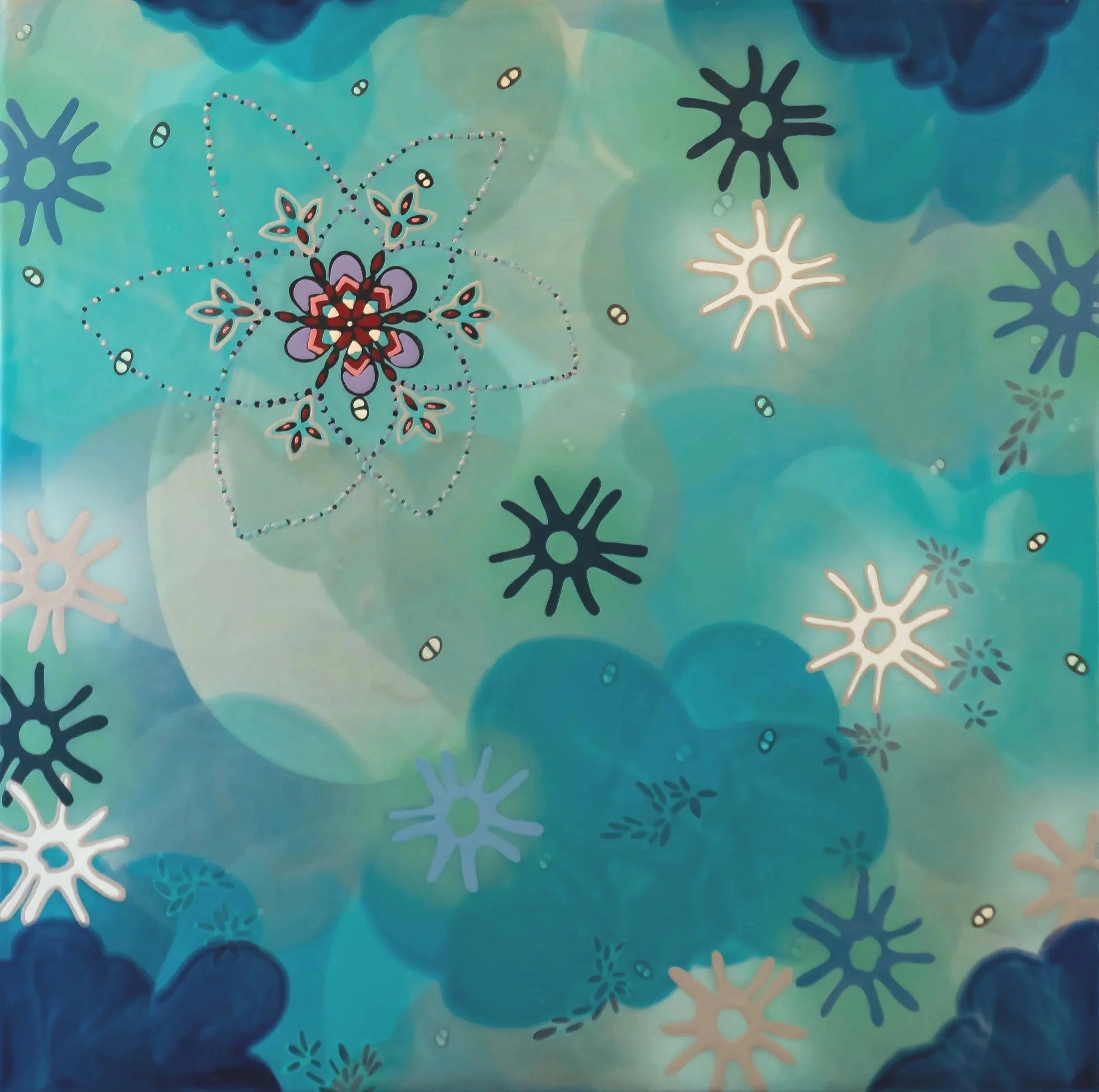 Energized Calm - 16"x16" - 2025