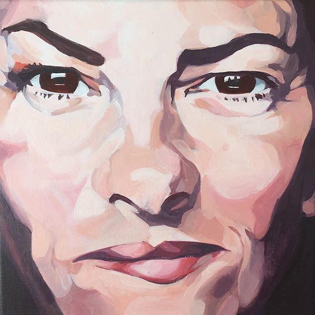 This lovely lady and 5 of my other works will be featured in an exhibition opening this Friday at @100marketgallery. I&rsquo;m really excited that this is a show comprised entirely of portraits. Come on by from 4-7pm Friday if you&rsquo;re in the Por