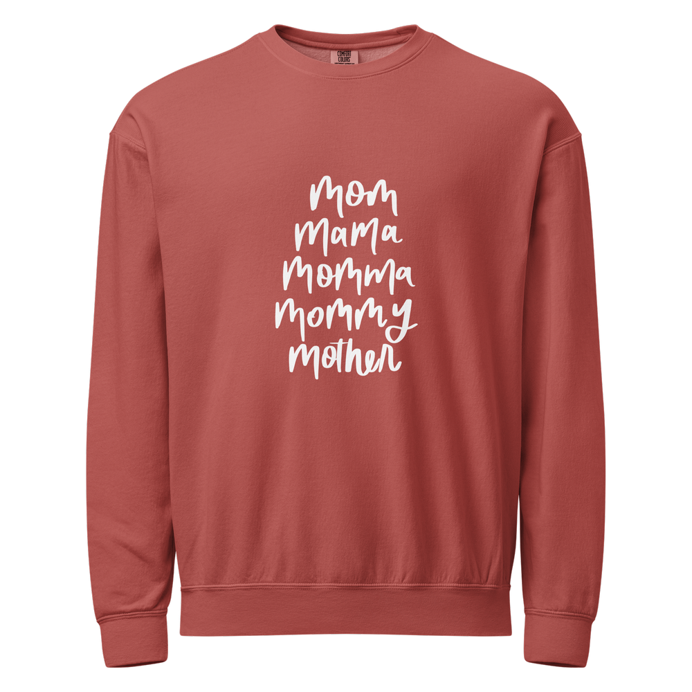 Mom, Mama, Momma, Mommy, Mother Sweatshirt | Unisex Sweatshirt in
