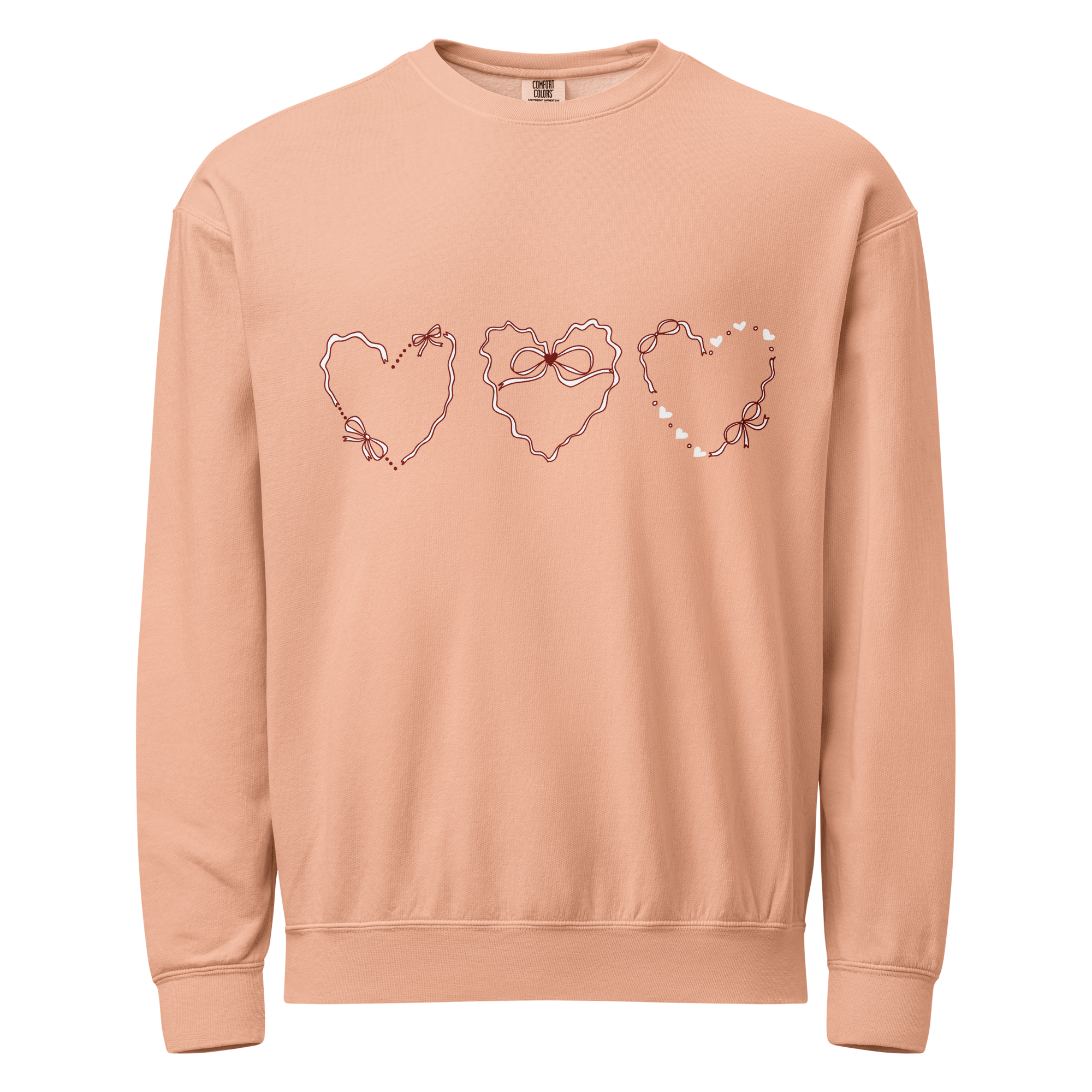 unisex-garment-dyed-lightweight-fleece-crewneck-sweatshirt-i-comfort-colors-1466-peachy-front-6972779eaf649.png