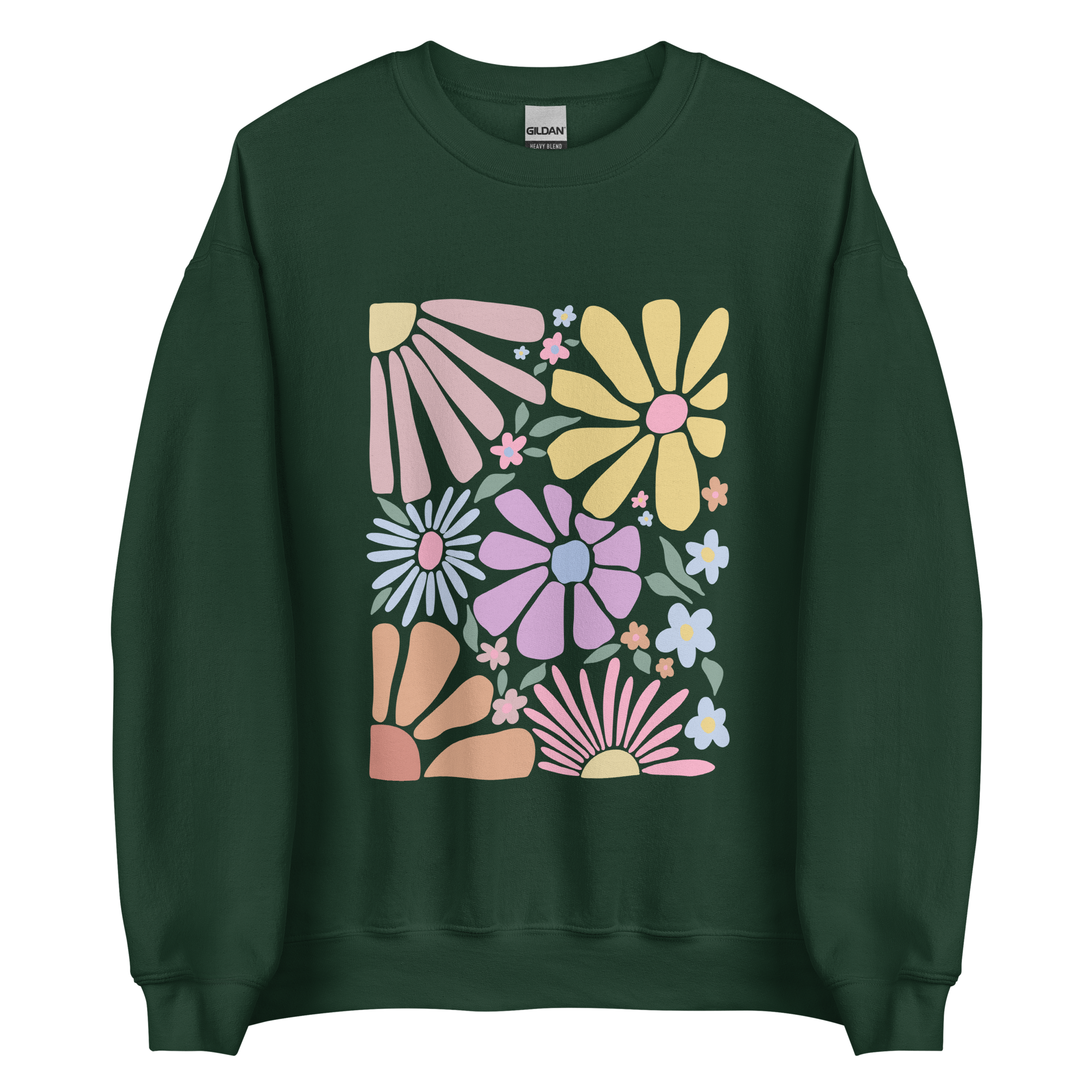 unisex-crew-neck-sweatshirt-forest-green-front-68ae298be47e9.png