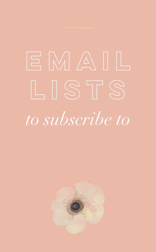 Email Lists To Subscribe To