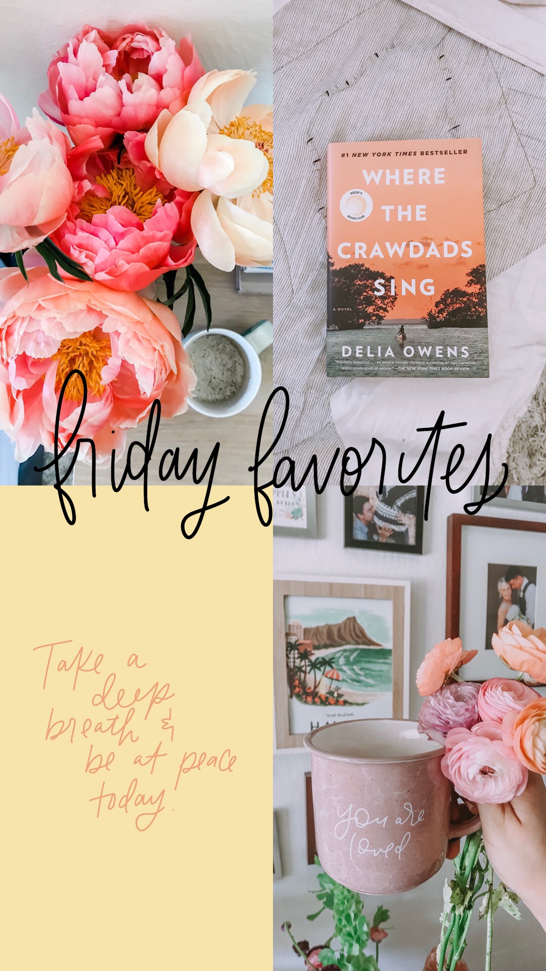 Friday Favorites May 24th: new movie, favorite flowers, and fabulous book!