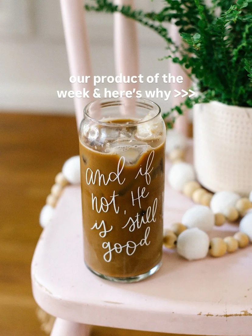 Use code POTW16 to save 30%! This cup is one of my favorites&mdash;it reminds me of where my hope comes from. It&rsquo;s a fabulous gift for anyone going through heartbreak or grief. The perfect &ldquo;I don&rsquo;t know what to say, but I love you a