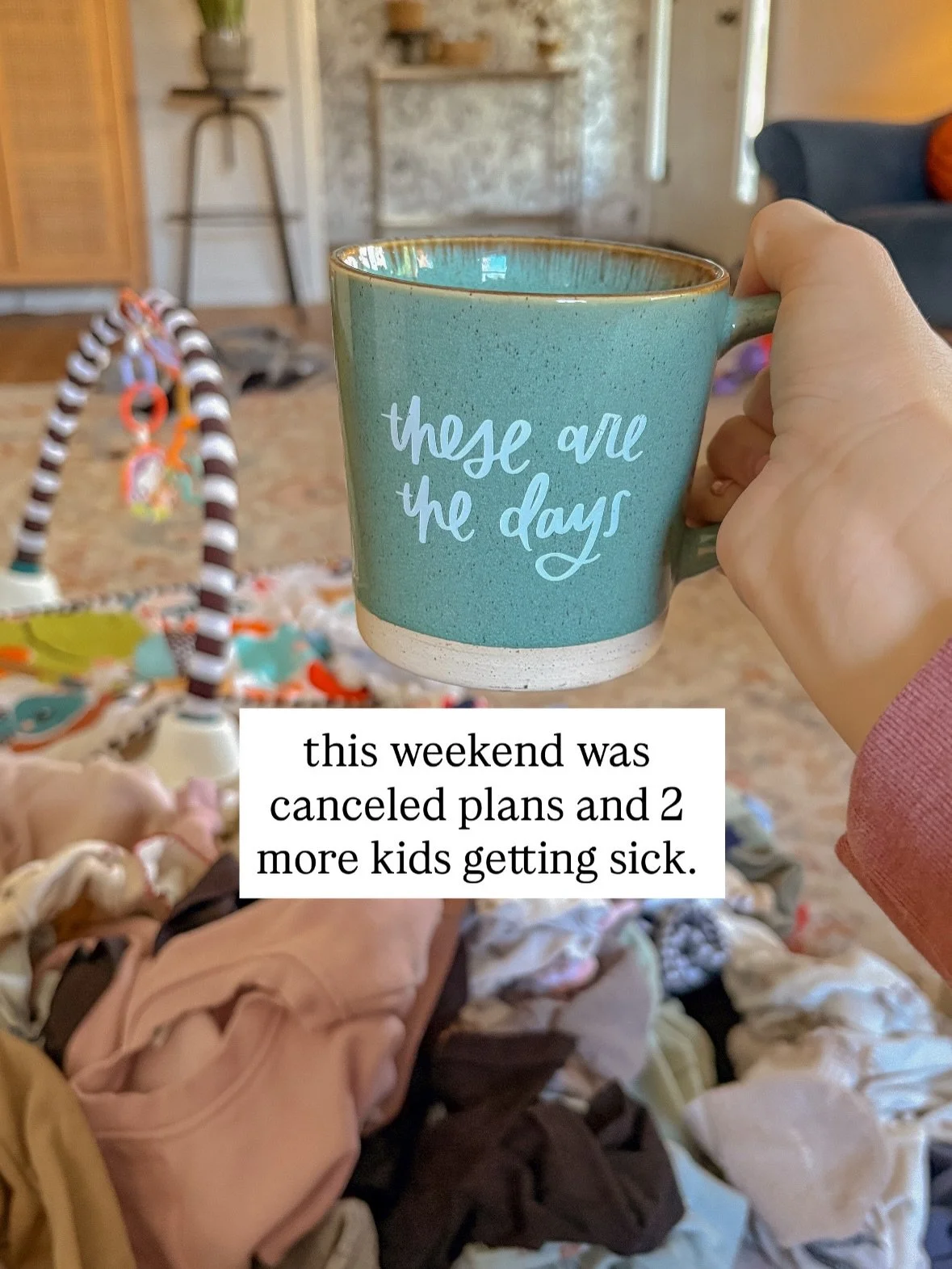 Could use a break though, ya know?! 🤪🥲 mama is on the struggle bus. Sharing the real life cause that&rsquo;s what real 🙃🤍🫶🏻✨ #momof4 #january #reallife #motherhoodunfiltered 

motherhood real life unfiltered sick season