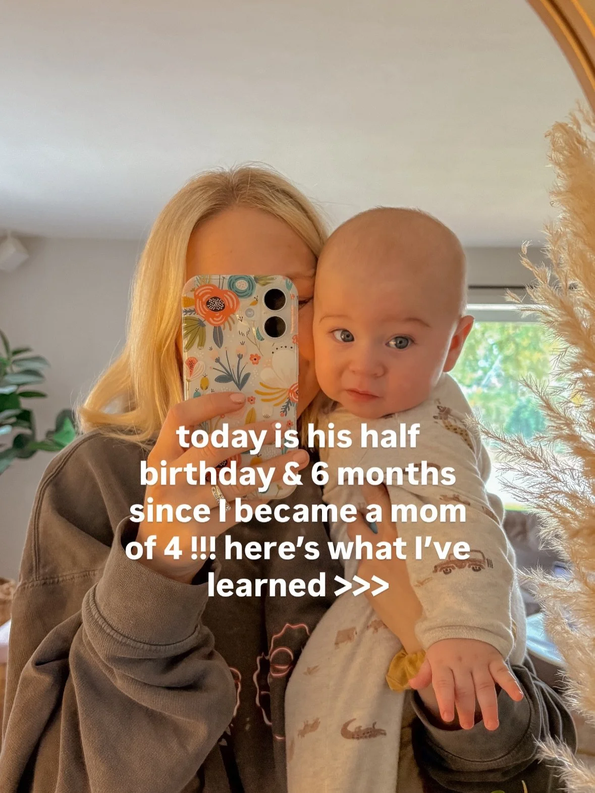 it&rsquo;s been hard, humbling, and happy!! happy half birthday to our baby hayes, we can&rsquo;t imagine our life without you!!! (I was hoping to have bis birth story written by now hahahah but thought I&rsquo;d still keep you on your toes!! Coming 