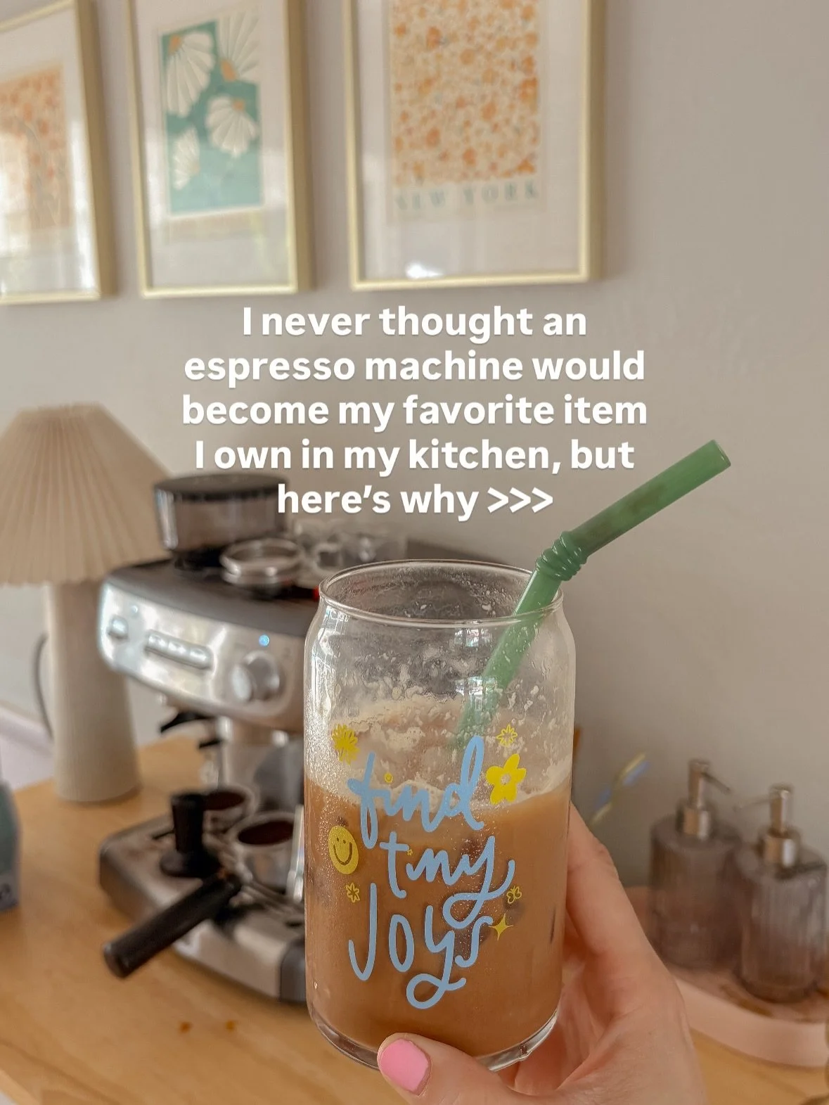 i really do love having an espresso machine &amp; it&rsquo;s slightly surprising how much joy it adds to my life! comment &lsquo;BARISTA&rsquo; to get my FREE at home barista guide&mdash;it&rsquo;s got everything you need to know about creating this 