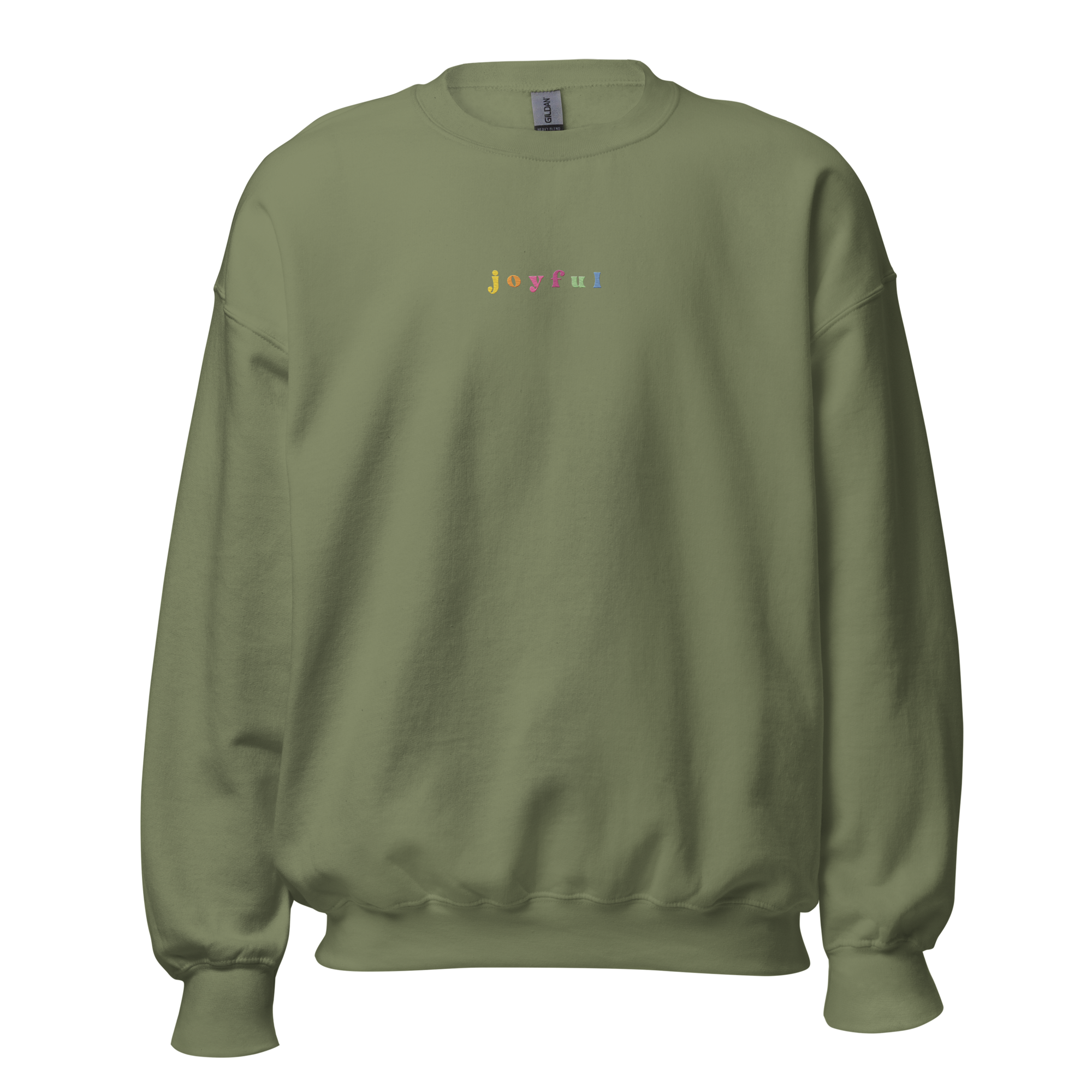 unisex-crew-neck-sweatshirt-military-green-front-68db0da2a2fe4.png