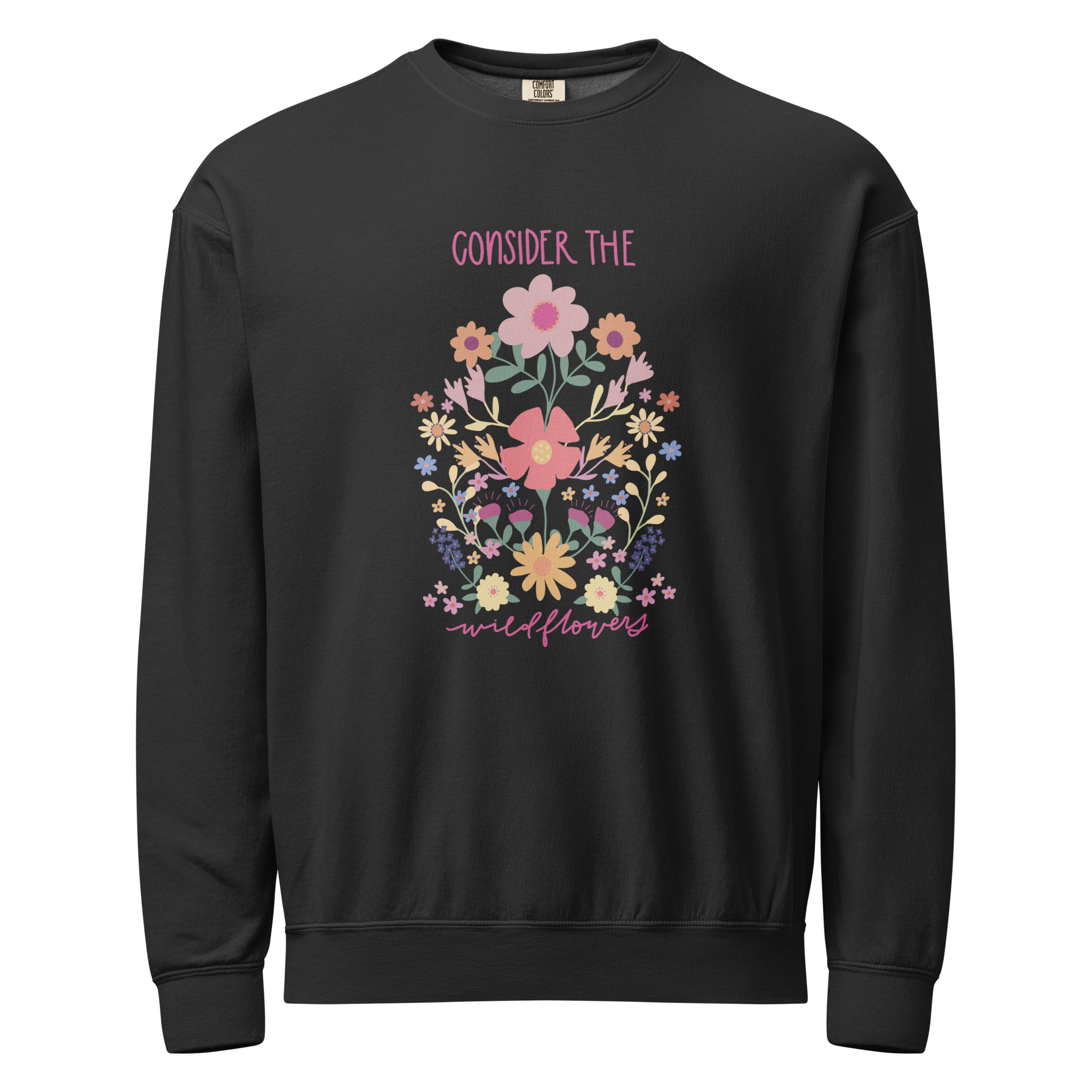 unisex-garment-dyed-lightweight-fleece-crewneck-sweatshirt-i-comfort-colors-1466-black-front-6a19c736c3ac4.png