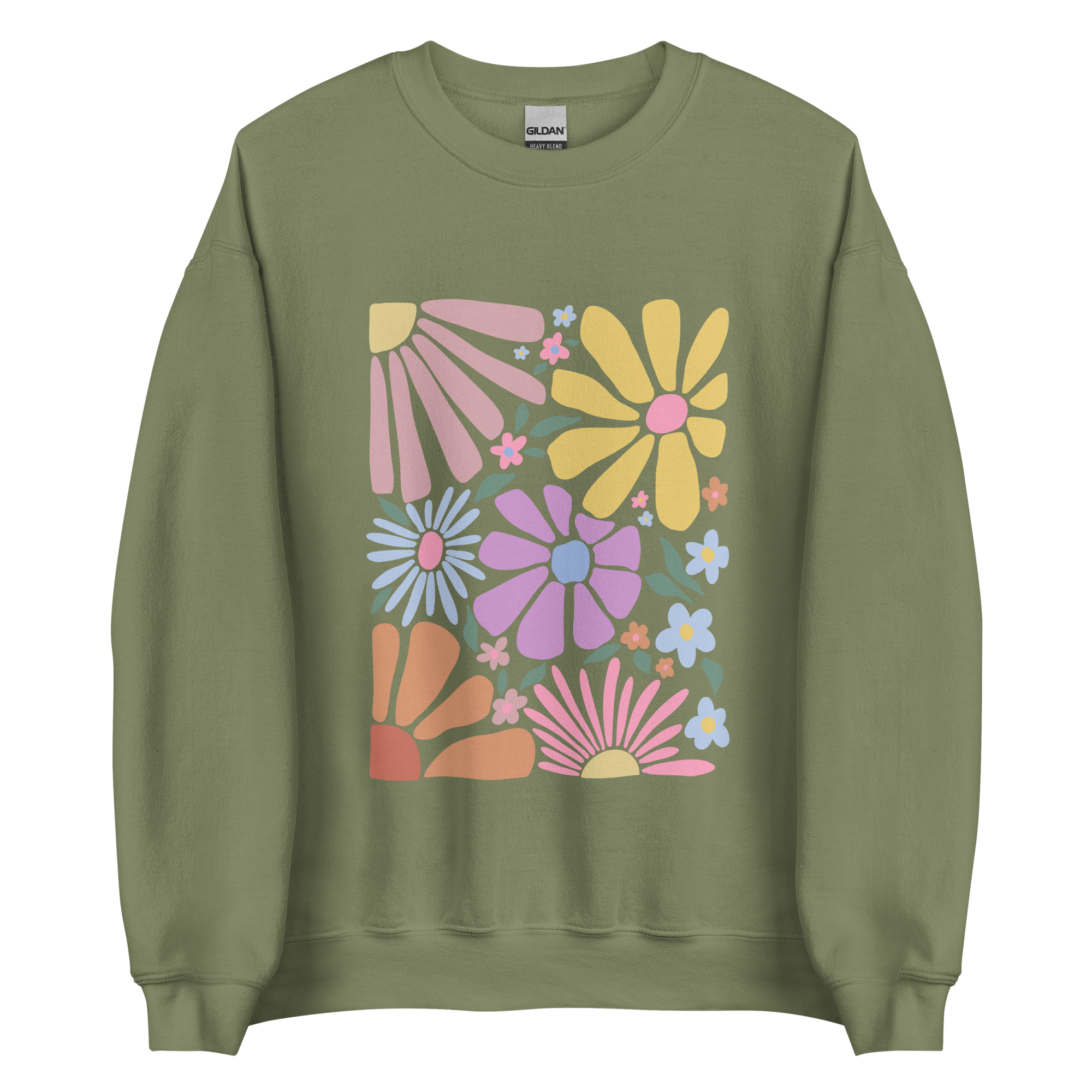 unisex-crew-neck-sweatshirt-military-green-front-68ae298c30593.png