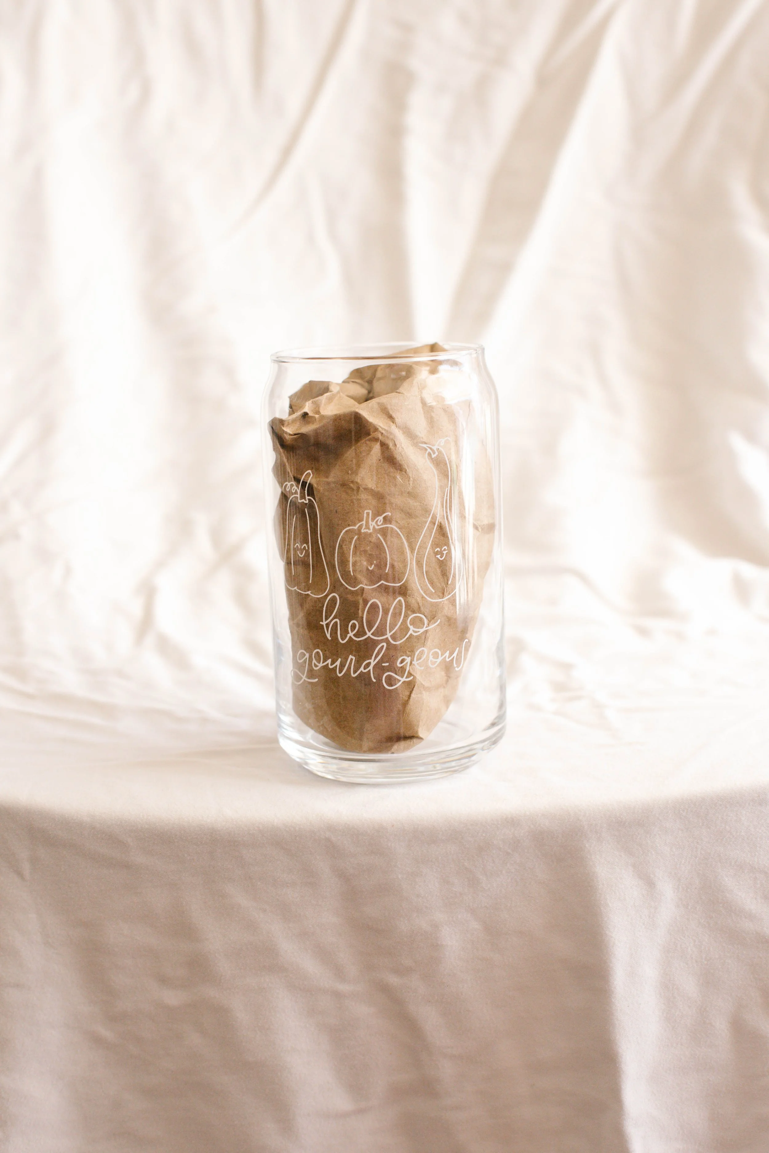 Hello Gourd-Geous | Glass