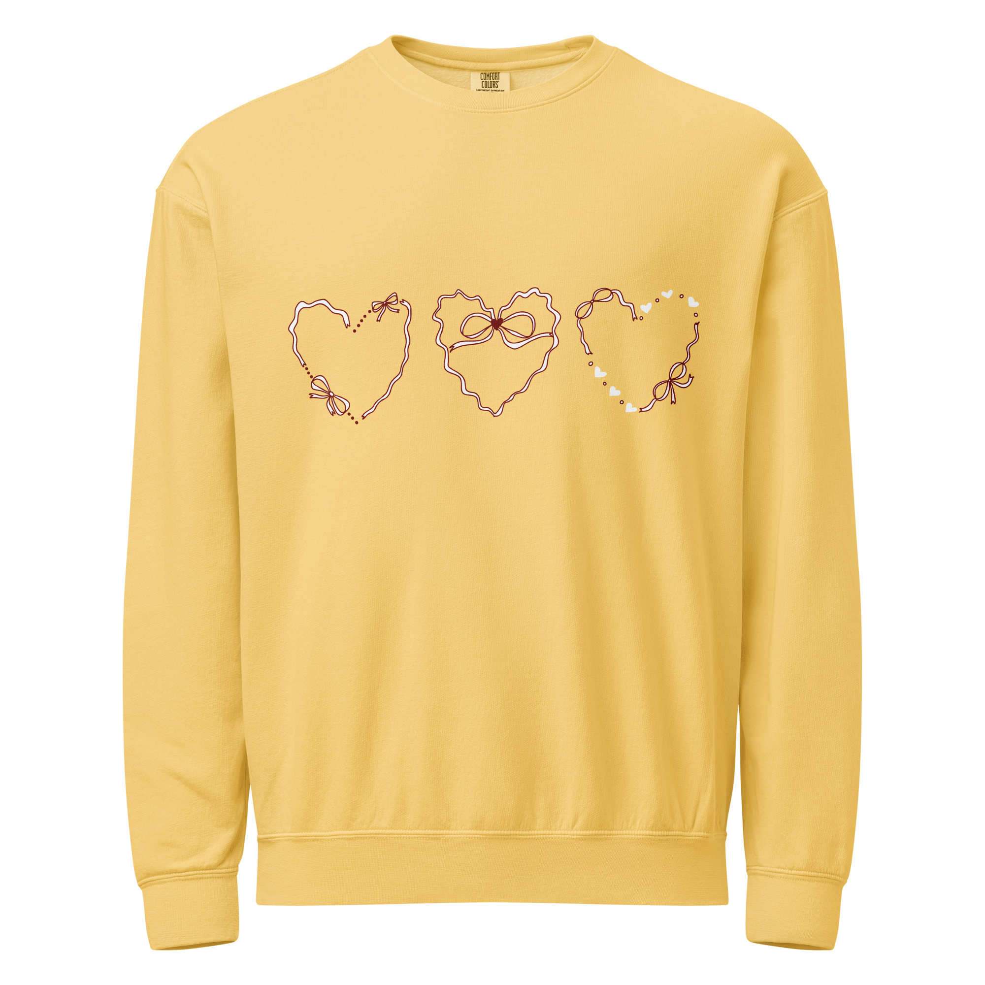 unisex-garment-dyed-lightweight-fleece-crewneck-sweatshirt-i-comfort-colors-1466-butter-front-6972779eaf4a7.png