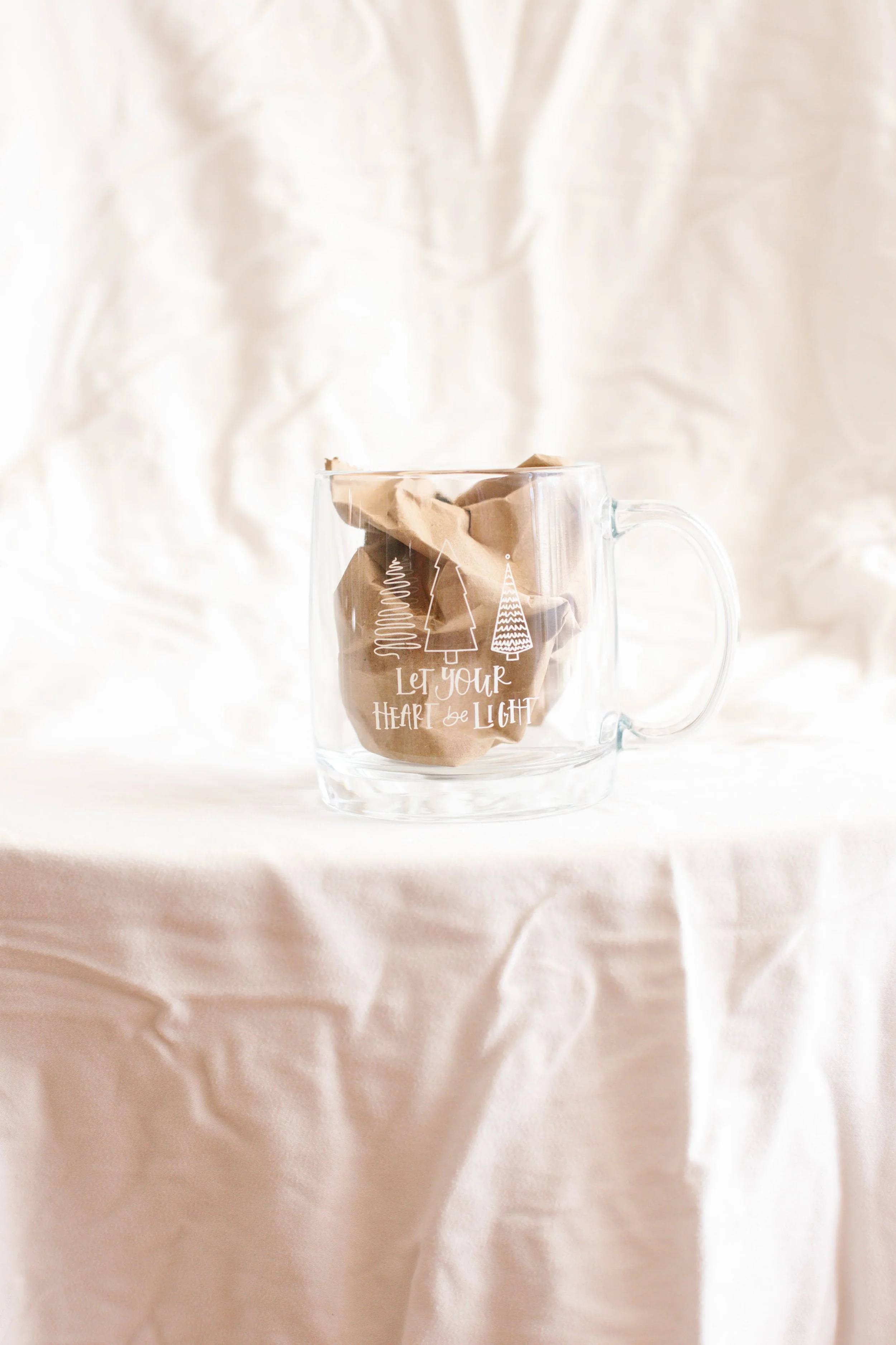 Let Your Heart be Light | Glass Mug