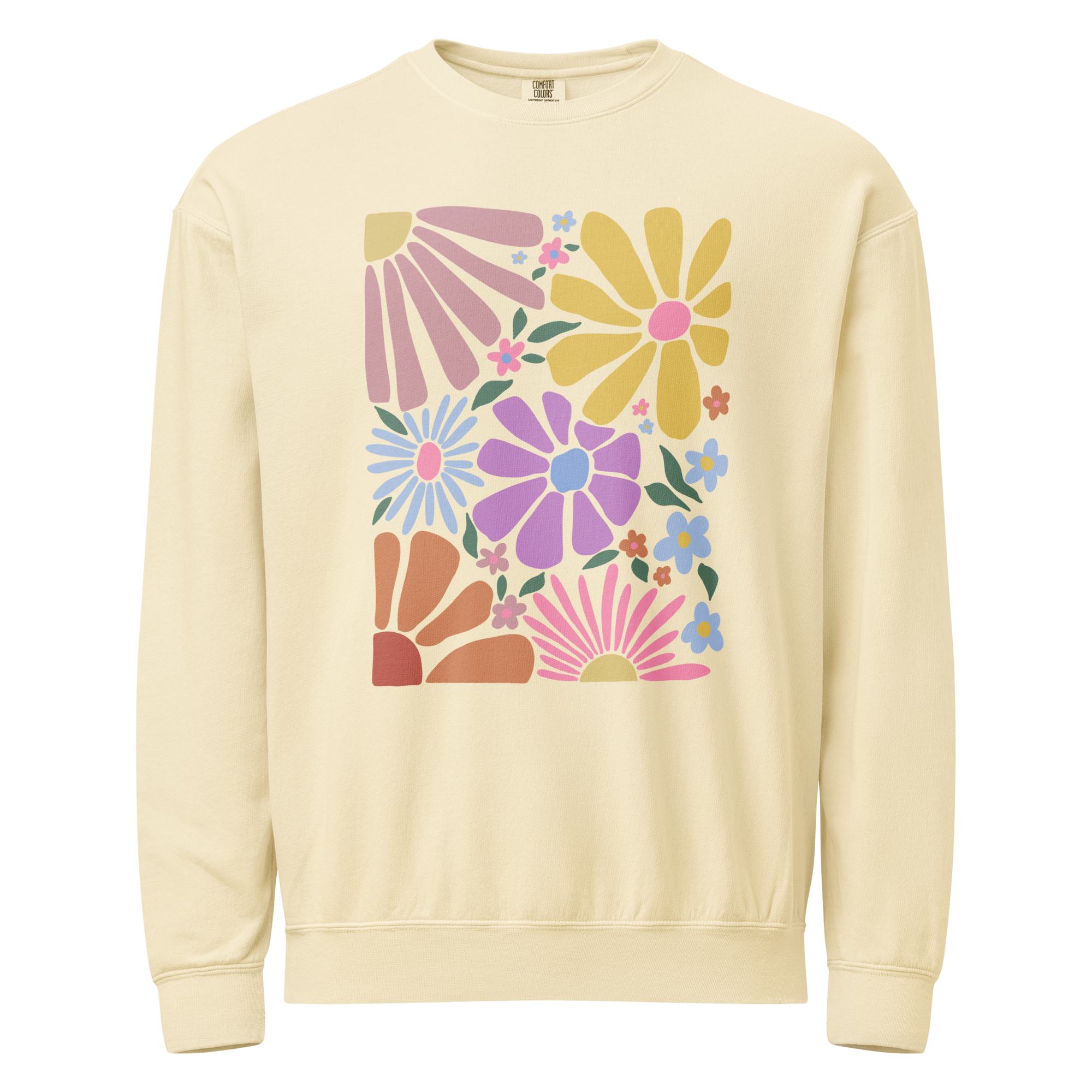 unisex-garment-dyed-lightweight-fleece-crewneck-sweatshirt-i-comfort-colors-1466-ivory-front-6a15dede47f64.png