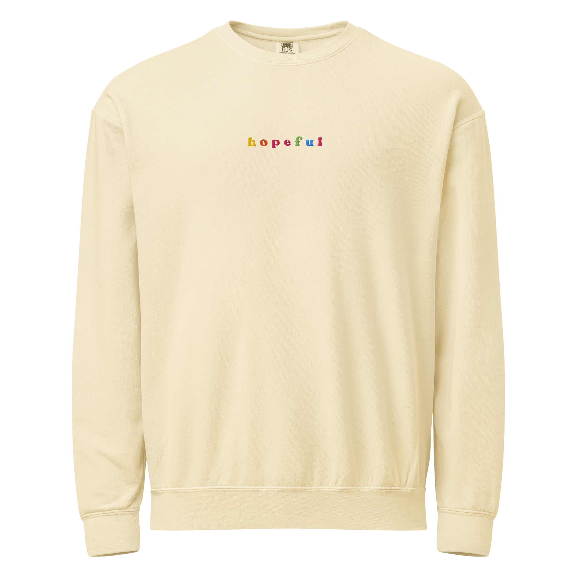 unisex-garment-dyed-lightweight-fleece-crewneck-sweatshirt-i-comfort-colors-1466-ivory-front-6a19ceab79c47.png