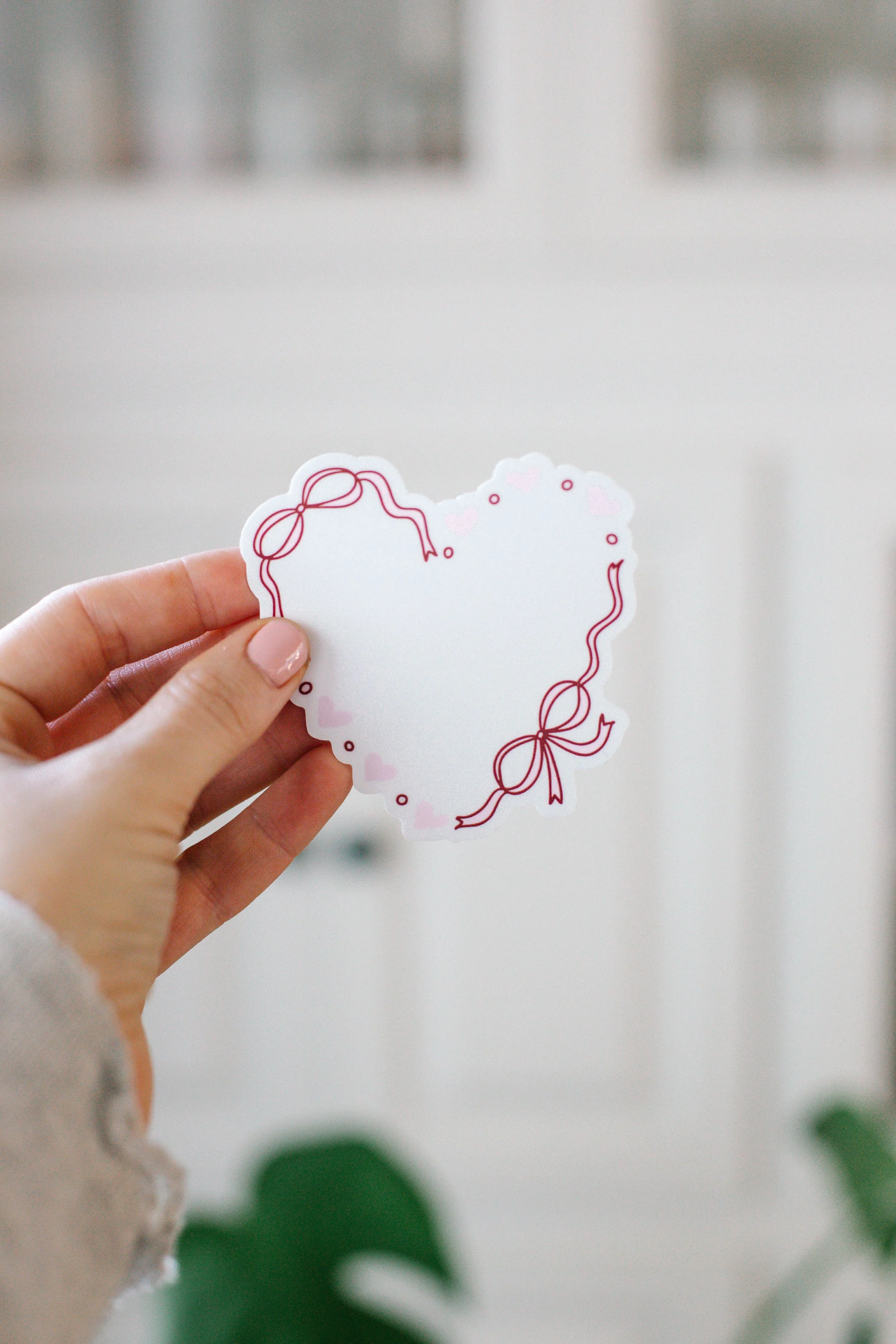 Valentine's Day Heart Sticker | Die Cut Sticker