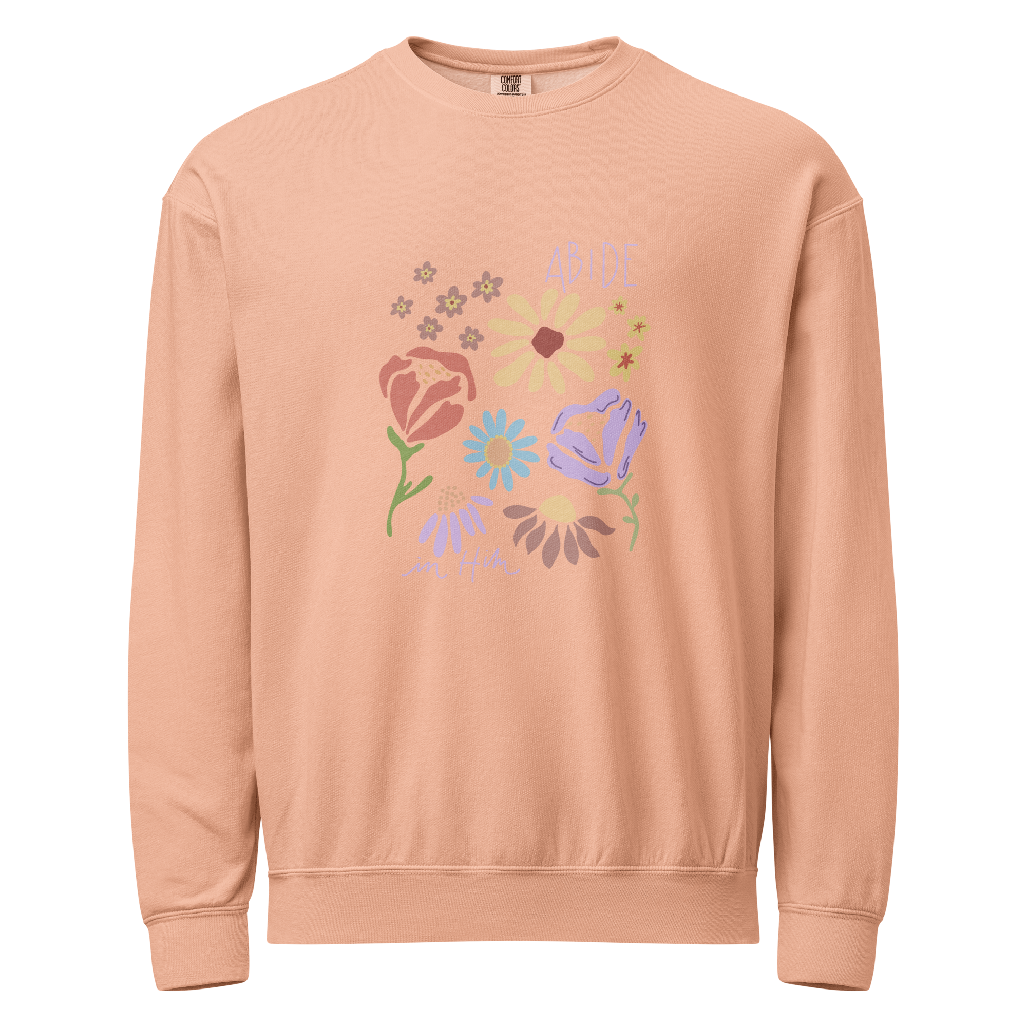 unisex-garment-dyed-lightweight-fleece-crewneck-sweatshirt-i-comfort-colors-1466-peachy-front-6a19c8c67a072.png