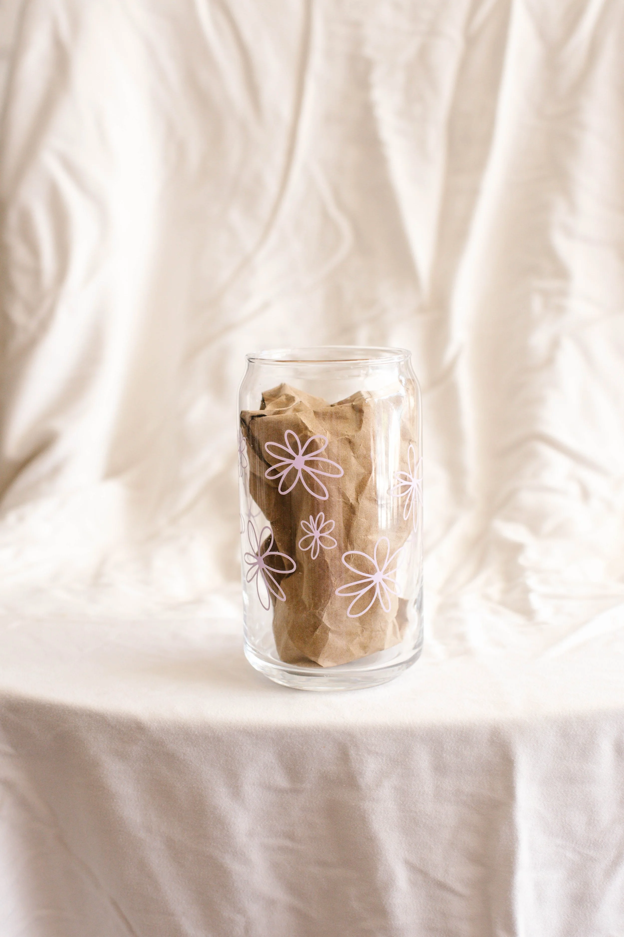 Purple Florals | Glass