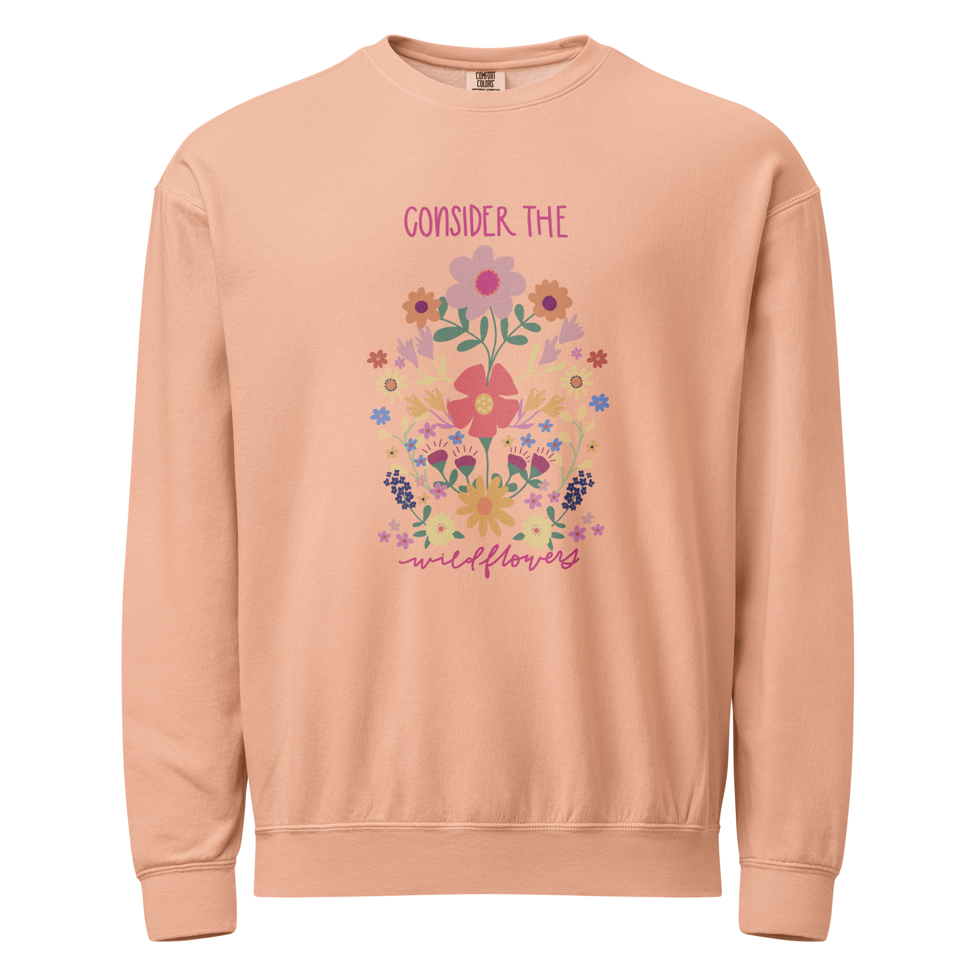 unisex-garment-dyed-lightweight-fleece-crewneck-sweatshirt-i-comfort-colors-1466-peachy-front-6a19c736c3ea3.png