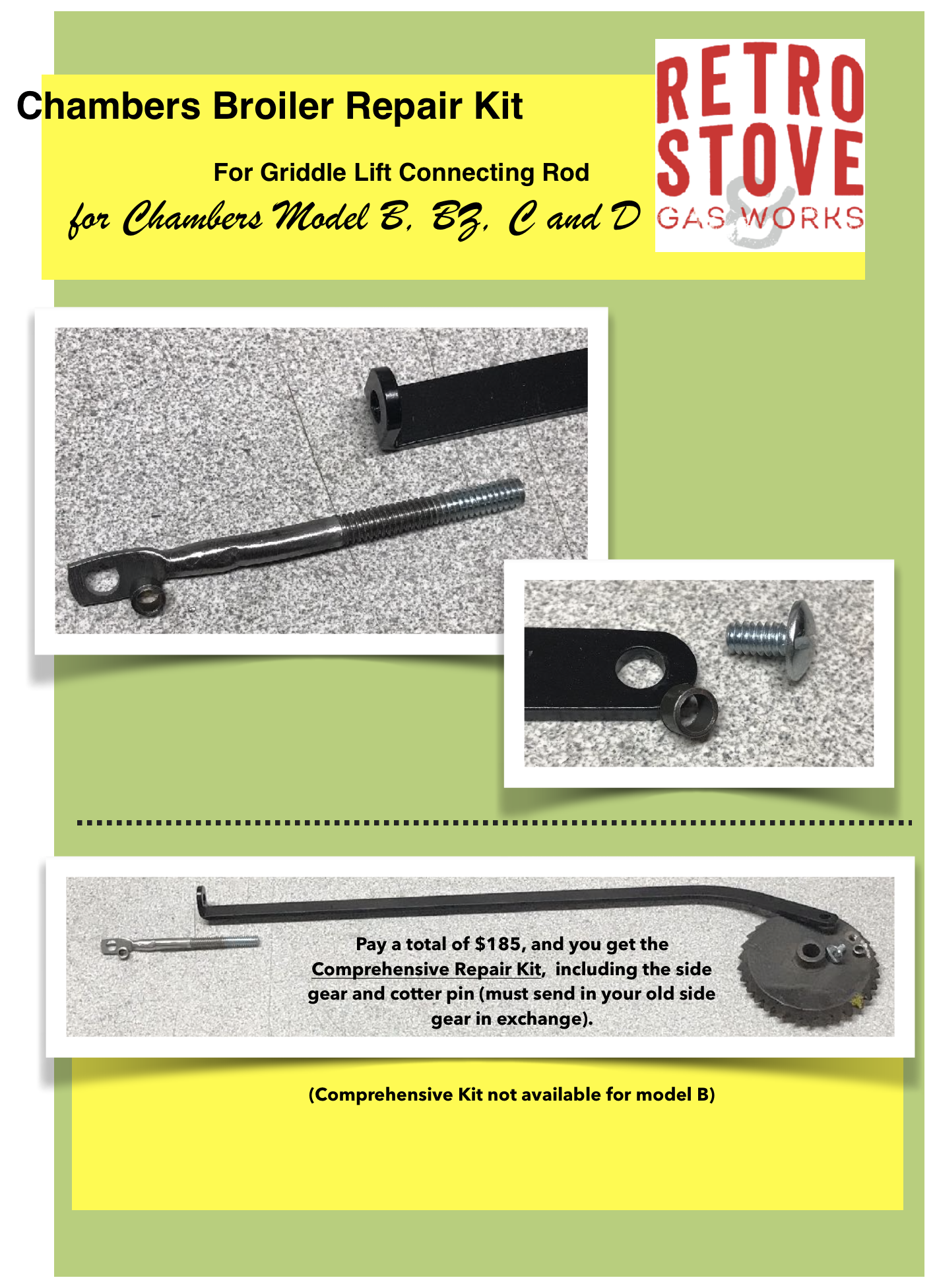 Manuals, DIY Instructions, & Parts — Retro Stove & Gas Works