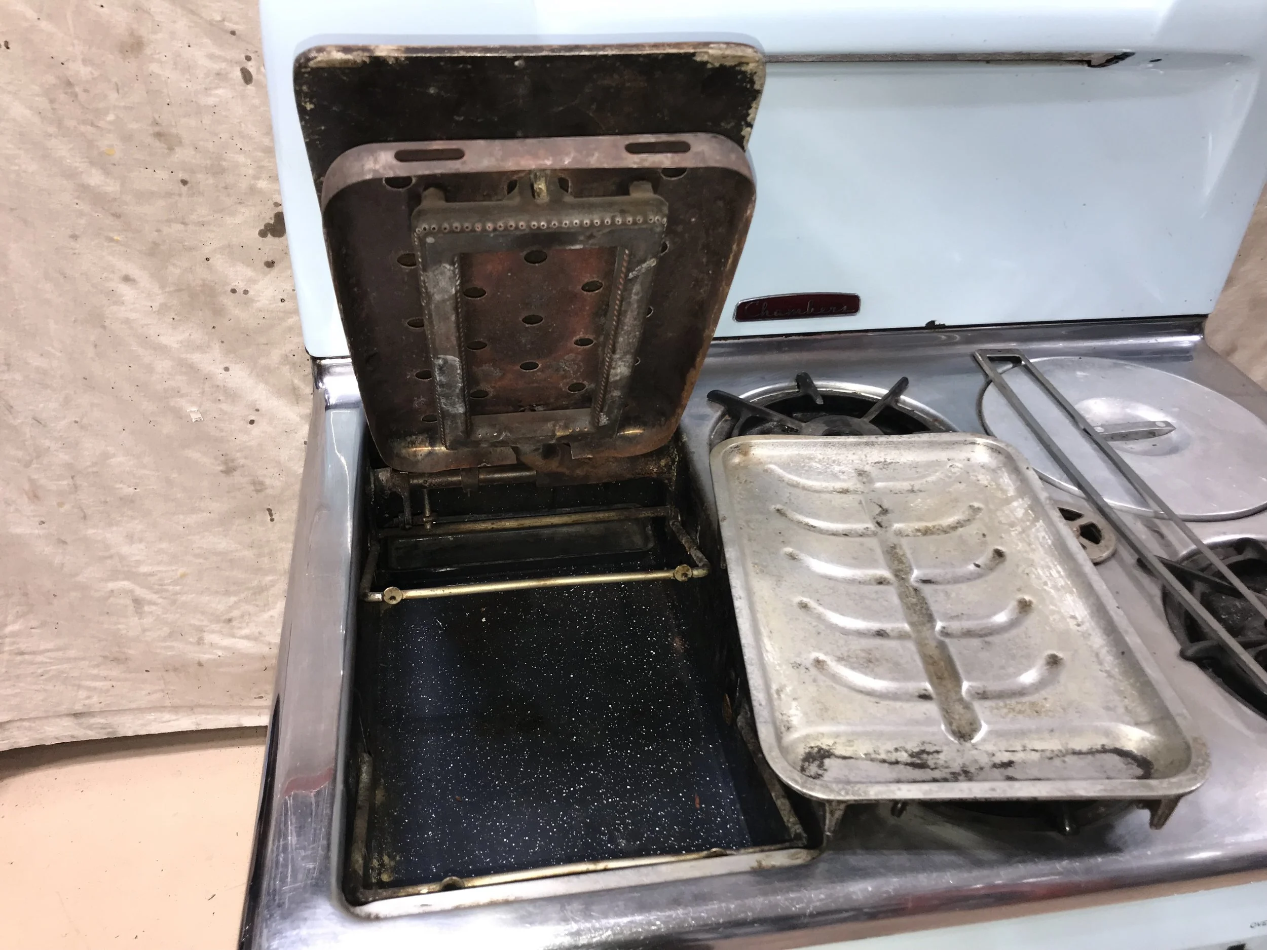 Chambers Model C "Jezebel" Highback — Retro Stove & Gas Works