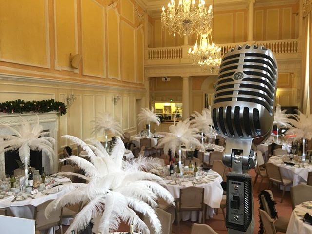 Live at @assembly_house Norwich to perform for the R3 Eastern Region Ladies Lunch! 🎙🎙 #vintage #sing #flapper #gatsby #music #entertainment