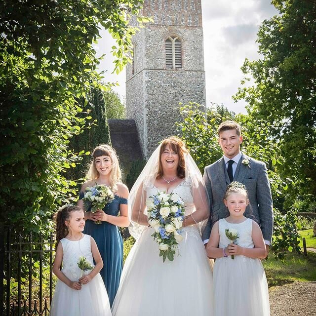 A happy Bride on her big day, Contact us to book your wedding photography with Charlotte James Photography #suffolkweddingphotographer #suffolkbride #churchwedding