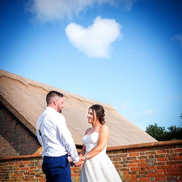 Right place right time! Heaven is a heart shaped cloud. #weddingphotography #norfolkweddingphotography #righttimerightplace