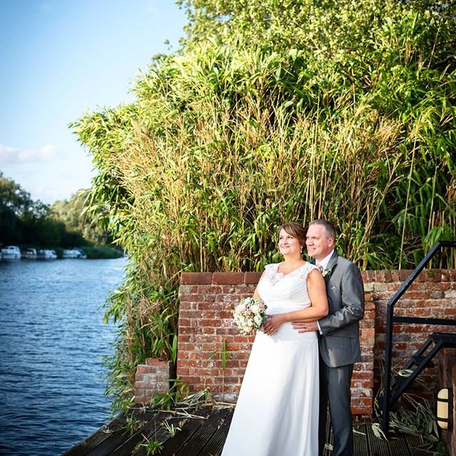 Wedding on the river Waveney. #riverwedding #beccles #weddingphotography