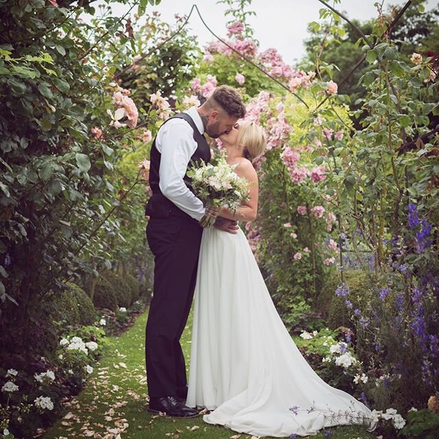 A beautiful Wedding day in the flower garden at @elmsbarnweddings #weddingphotography #eastangliaweddings www.charlottejames.studio