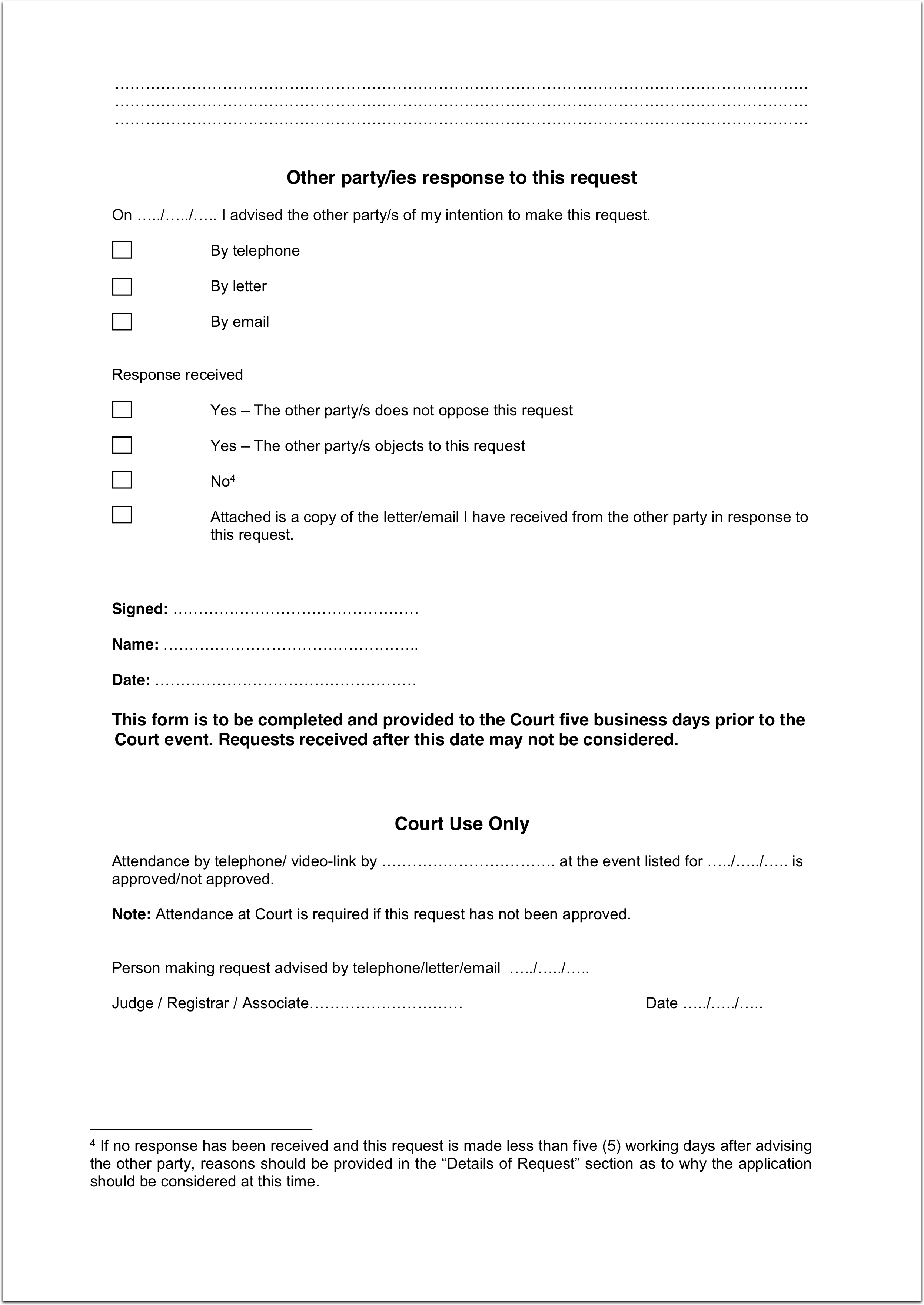 Telephone-Video Link Attendance Request - Page 2.png