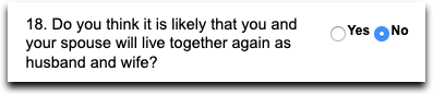 Commonwealth Courts Portal - Application for Divorce - Do you think it is likely that you and your spouse will live together again as husband and wife.png