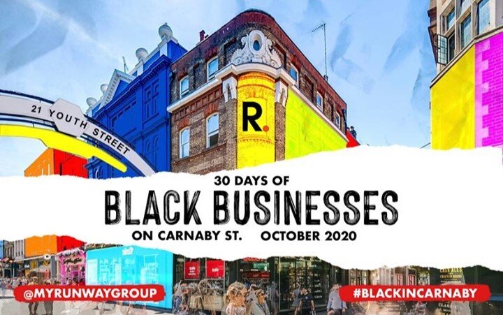 Starting today @myrunwaygroup in collaboration with @shaftesburyplc are celebrating diverse businesses in fashion, art, photography and literature with a pop-up in Carnaby Street, London. Be sure to stop by to grab your copy of Tobias along with some