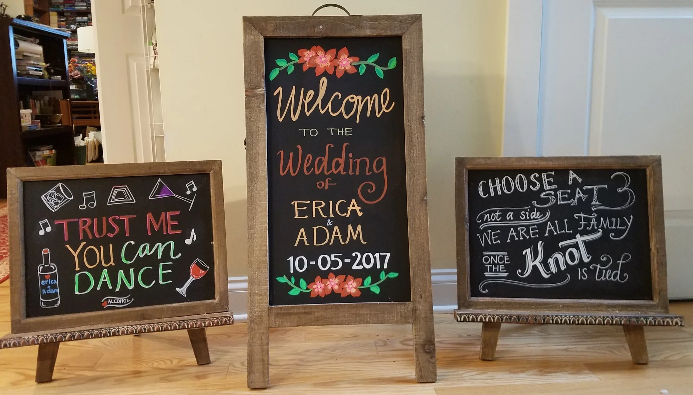 Chalk signs for any message you like