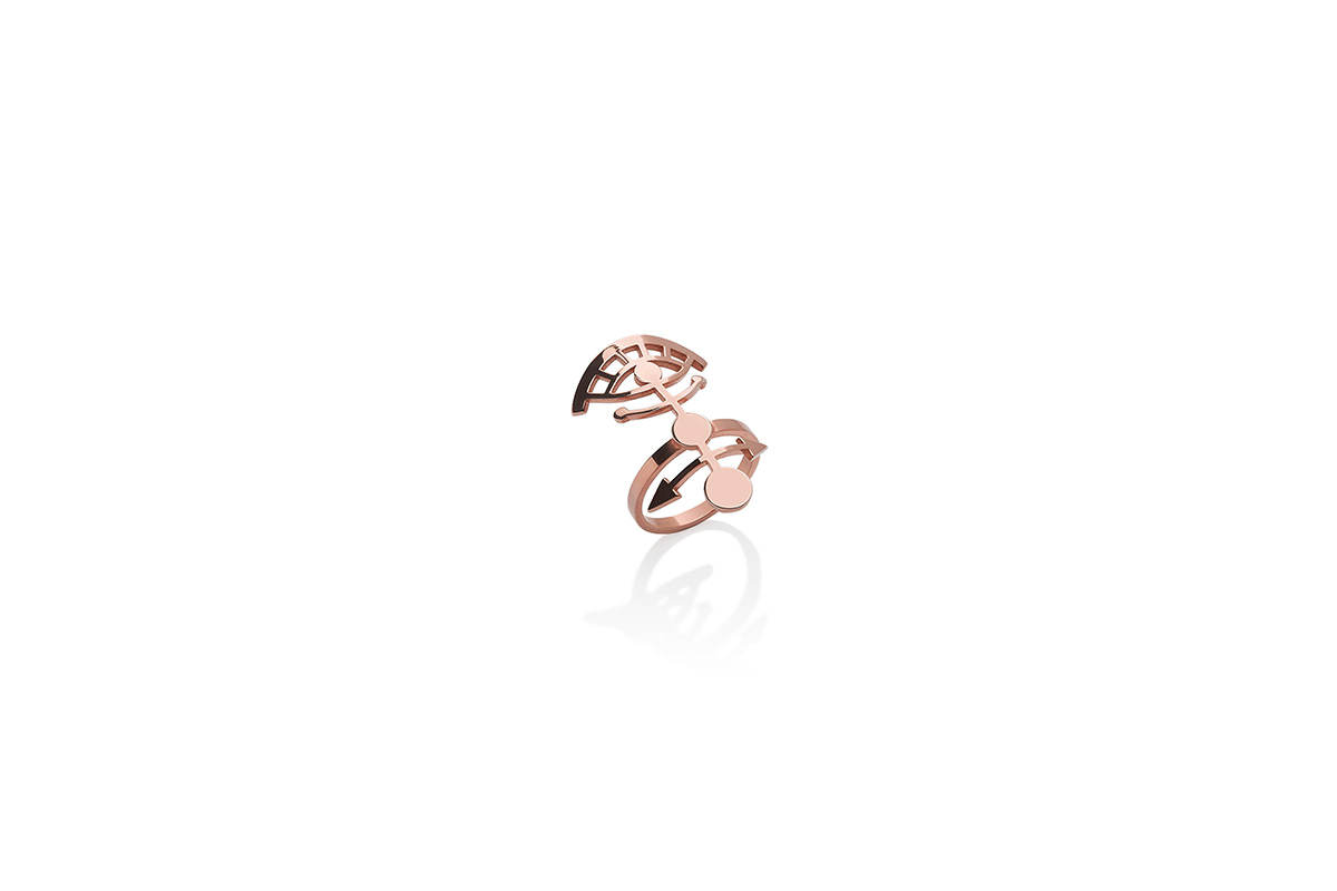 Ring Gold Plated Sterling Silver