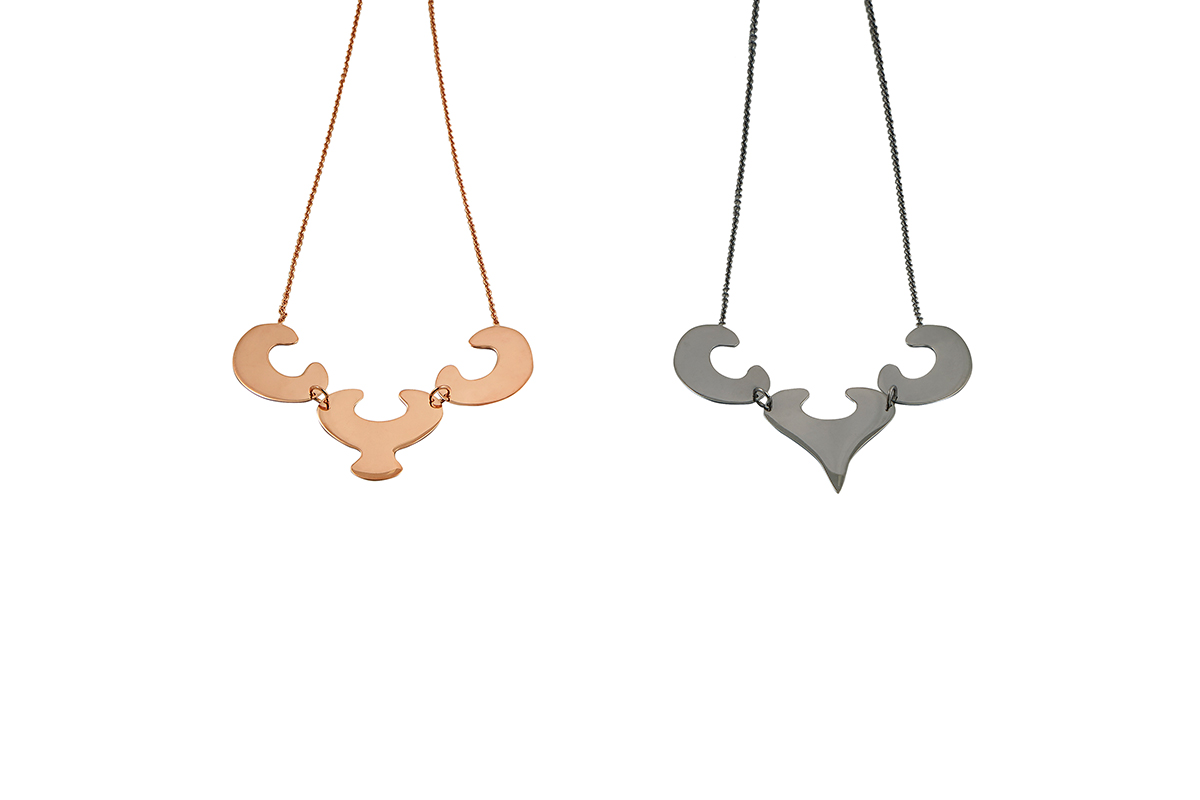 Necklaces Platinum Plated Sterling Silver