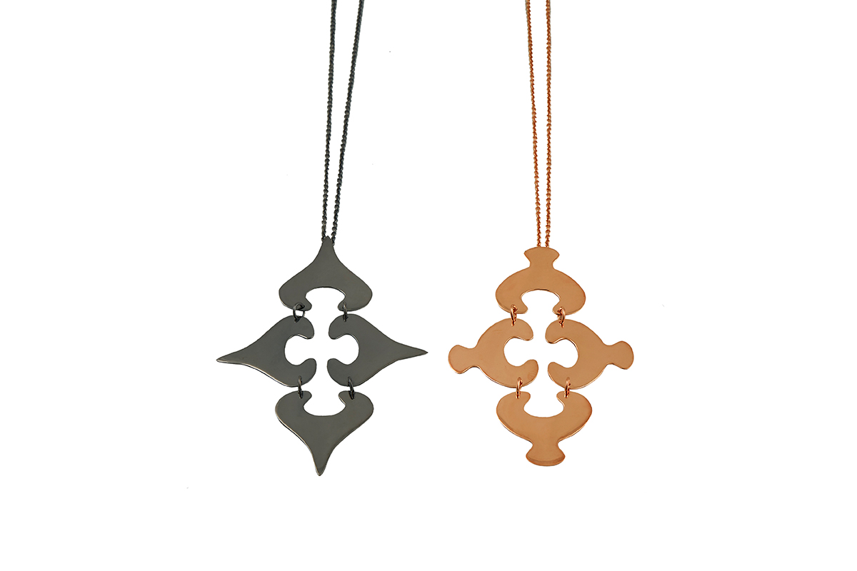 Pendants Platinum Plated Sterling Silver