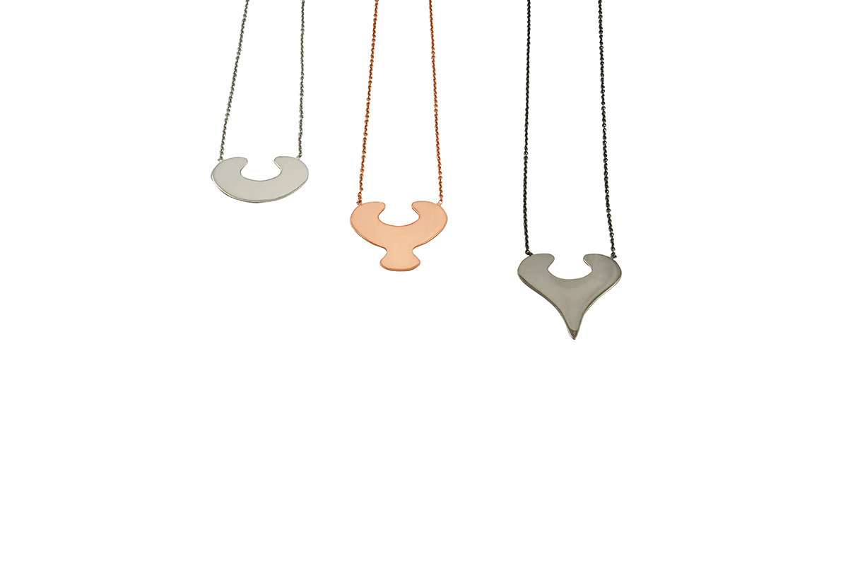 Pendants Platinum Plated Sterling Silver