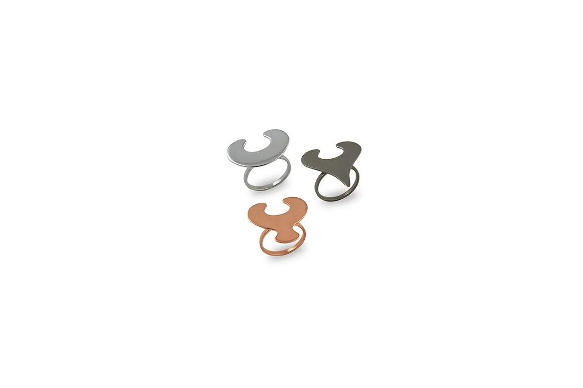 Rings Platinum Plated Sterling Silver