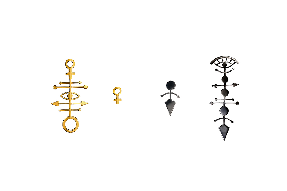 Earrings Gold/Platinum Plated Sterling Silver