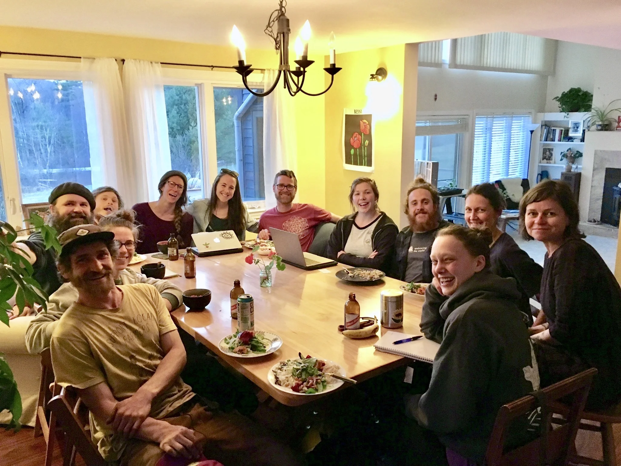 Hub members meet with the minds behind Warner Public Market. Our sister market, it is run by fellow farmers, entrepreneurs, and artists interested in strengthening community around local food.